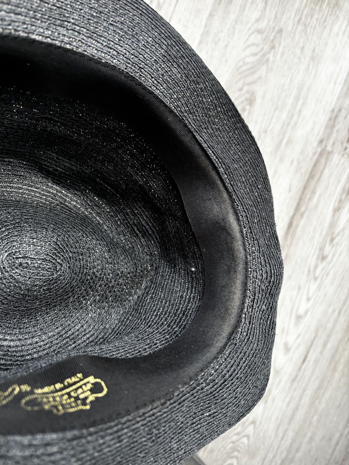 Borsalino Borsalino Fedora Hat 100% Hemp Canapa Made in Italy Size 57 Size ONE SIZE - 20 Thumbnail