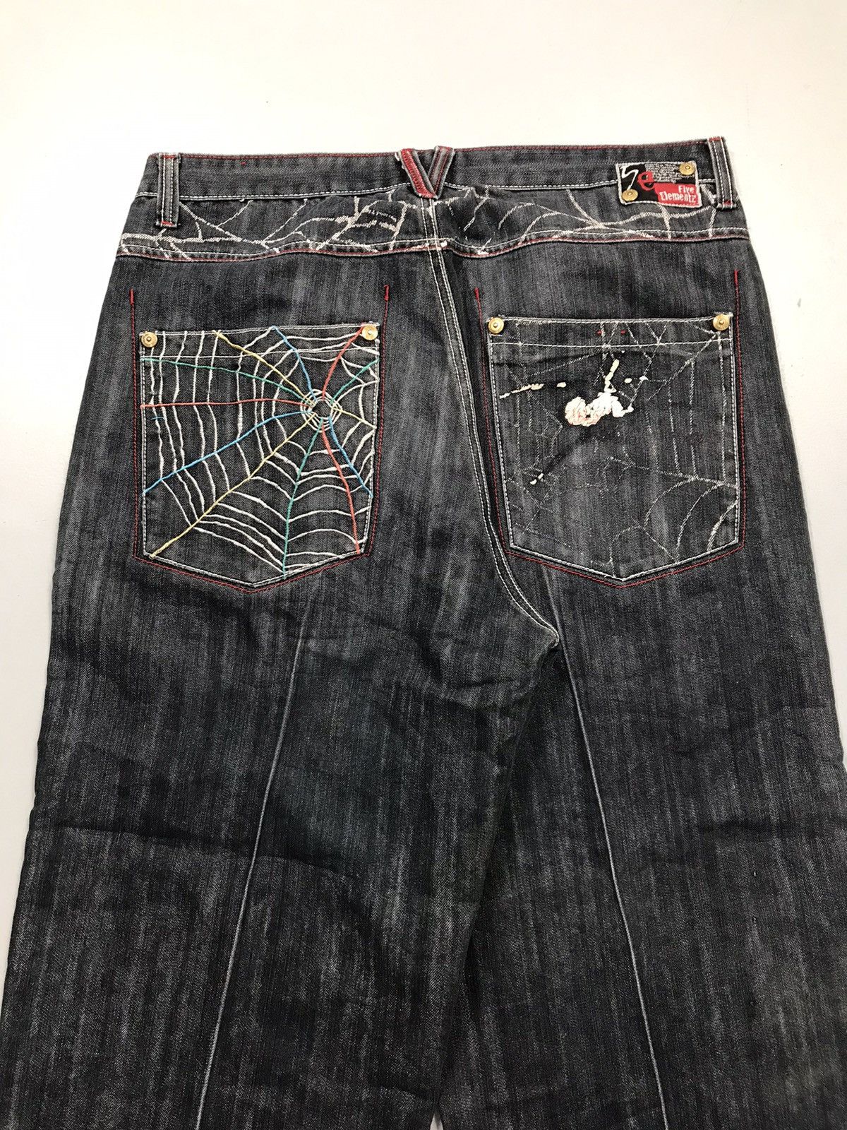 JNCO Vintage five elements embroidered denim Size US 34 / EU 50 - 9 Thumbnail