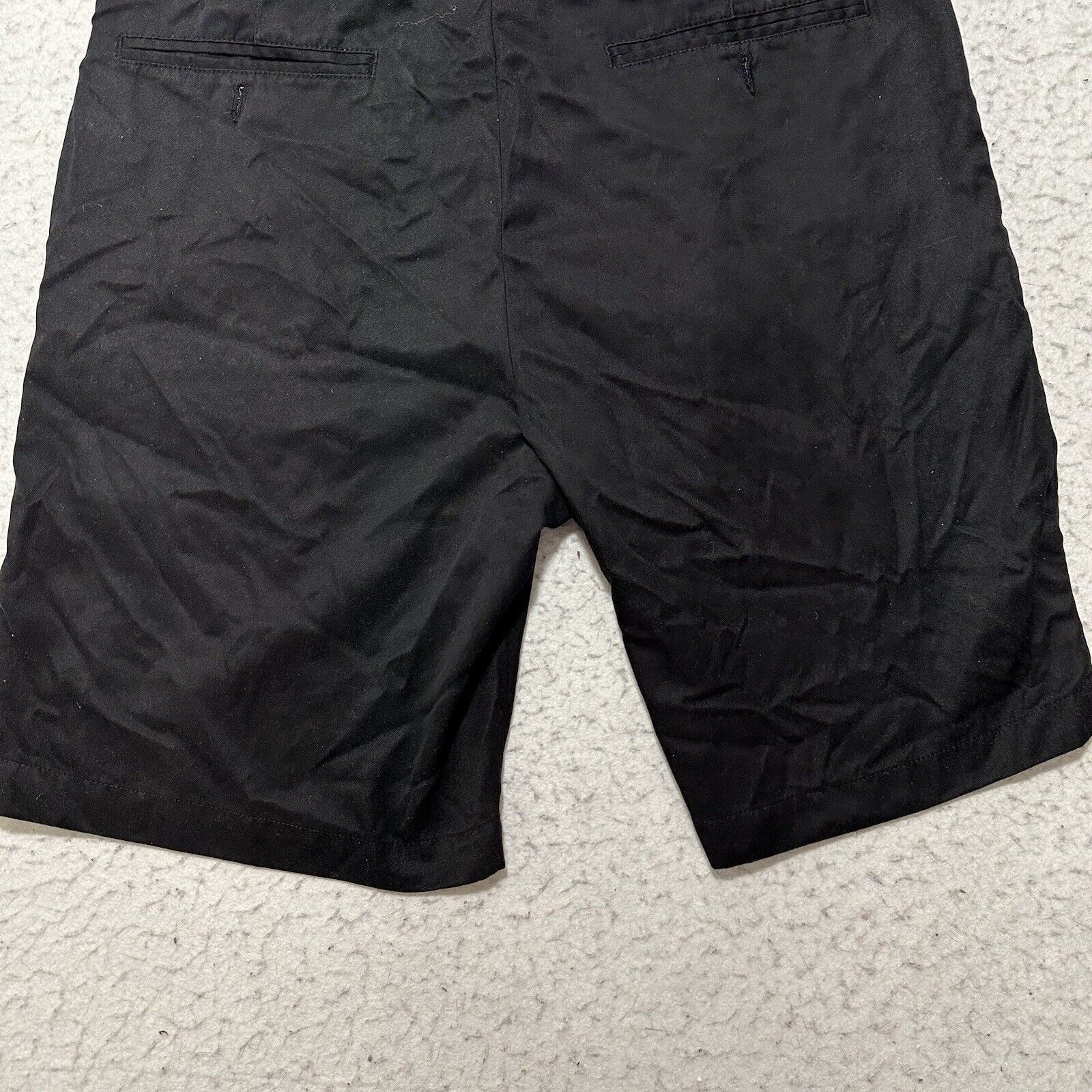Other Montego 30 Chino Shorts Black 100% Polyester 9" Inseam Size US 30 / EU 46 - 9 Thumbnail