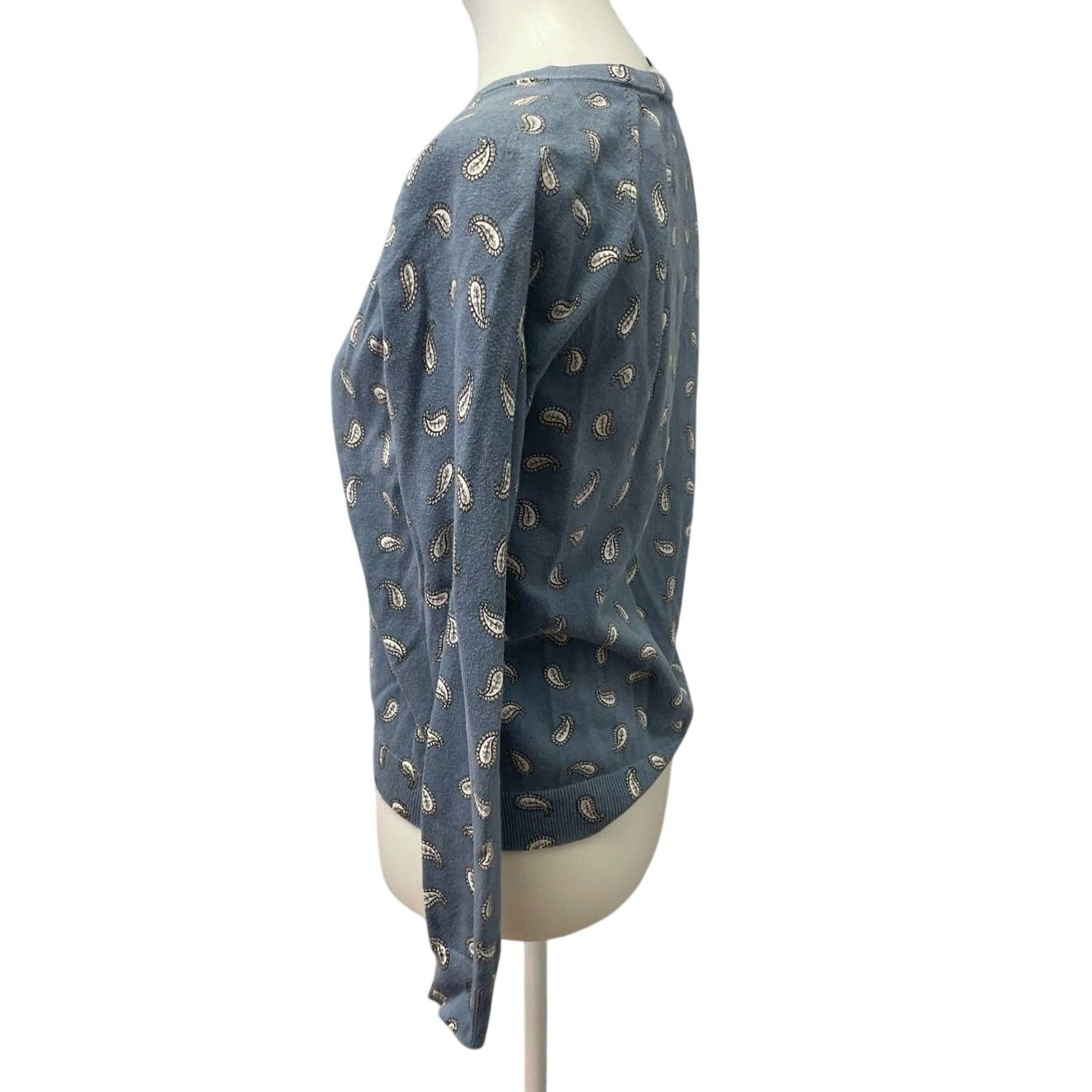 Loft LOFT Womens Small Long Sleeve Crew Neck 100% Cotton Sweater Size S / US 4 / IT 40 - 3 Thumbnail