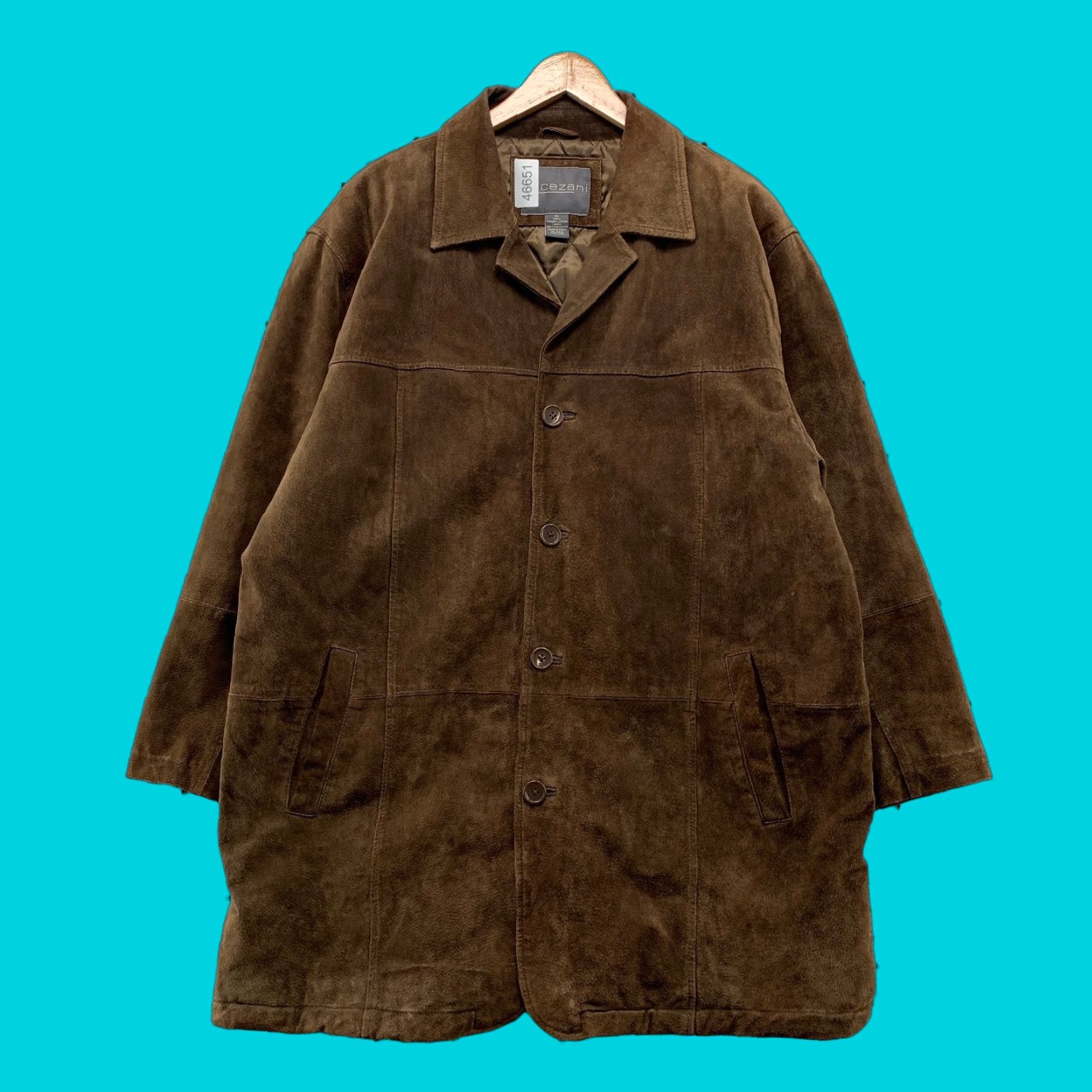Vintage VINTAGE Cezani Leather Car Barn Coat Mens XL Brown Suede Quilt Lined Coat Mens XL Brown Leather Suede Quilt Lined Vintage Cezani Mens XL Brown Size US XL / EU 56 / 4 - 1 Thumbnail