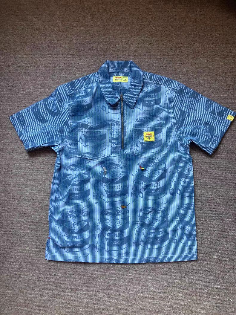 Billionaire Boys Club BBC ICE CREAM Workwear Series Half-Zip Shirt Size US S / EU 44-46 / 1 - 1 Thumbnail