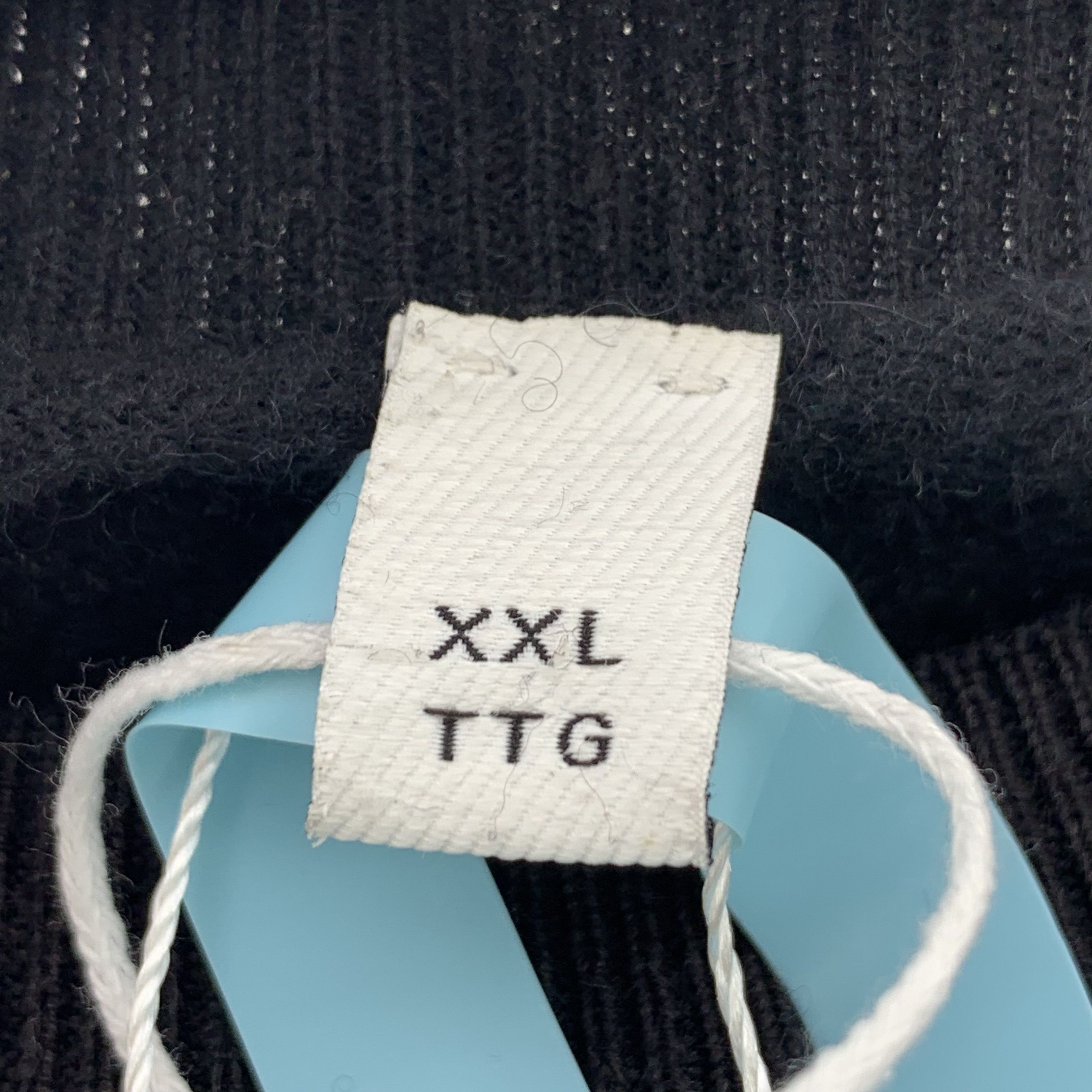 Burberry Burberry Black TB Logo Wool Sweater (Size XXL) Size US XXL / EU 58 / 5 - 4 Thumbnail