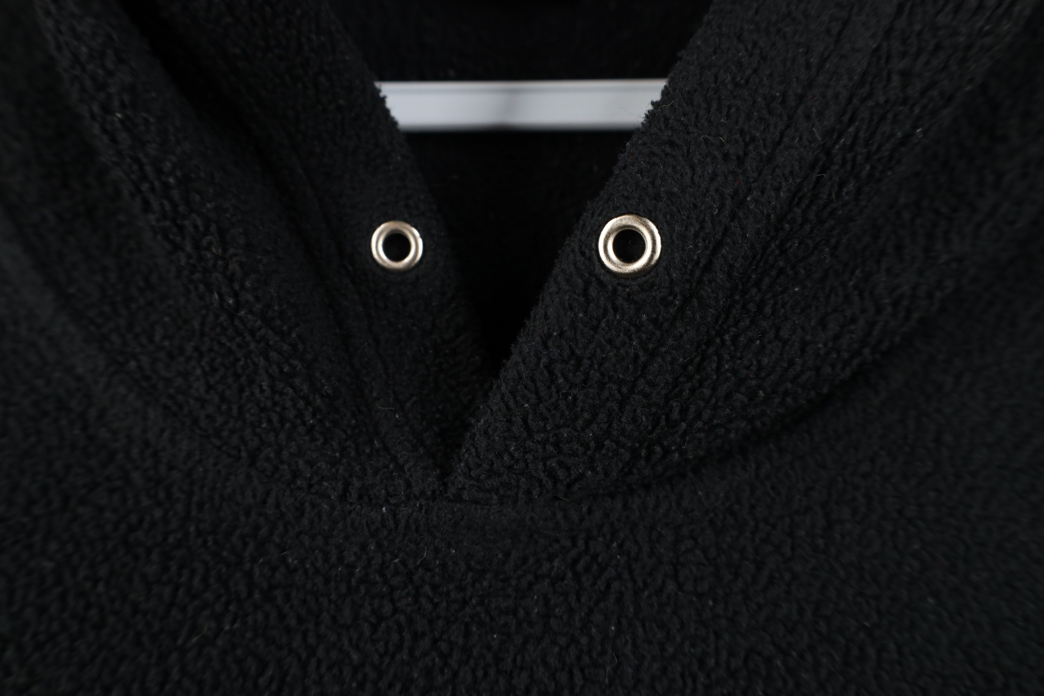 Vintage Vintage 90s Bum Equipment Fleece Hoodie Sweatshirt Black Size US L / EU 52-54 / 3 - 5 Thumbnail