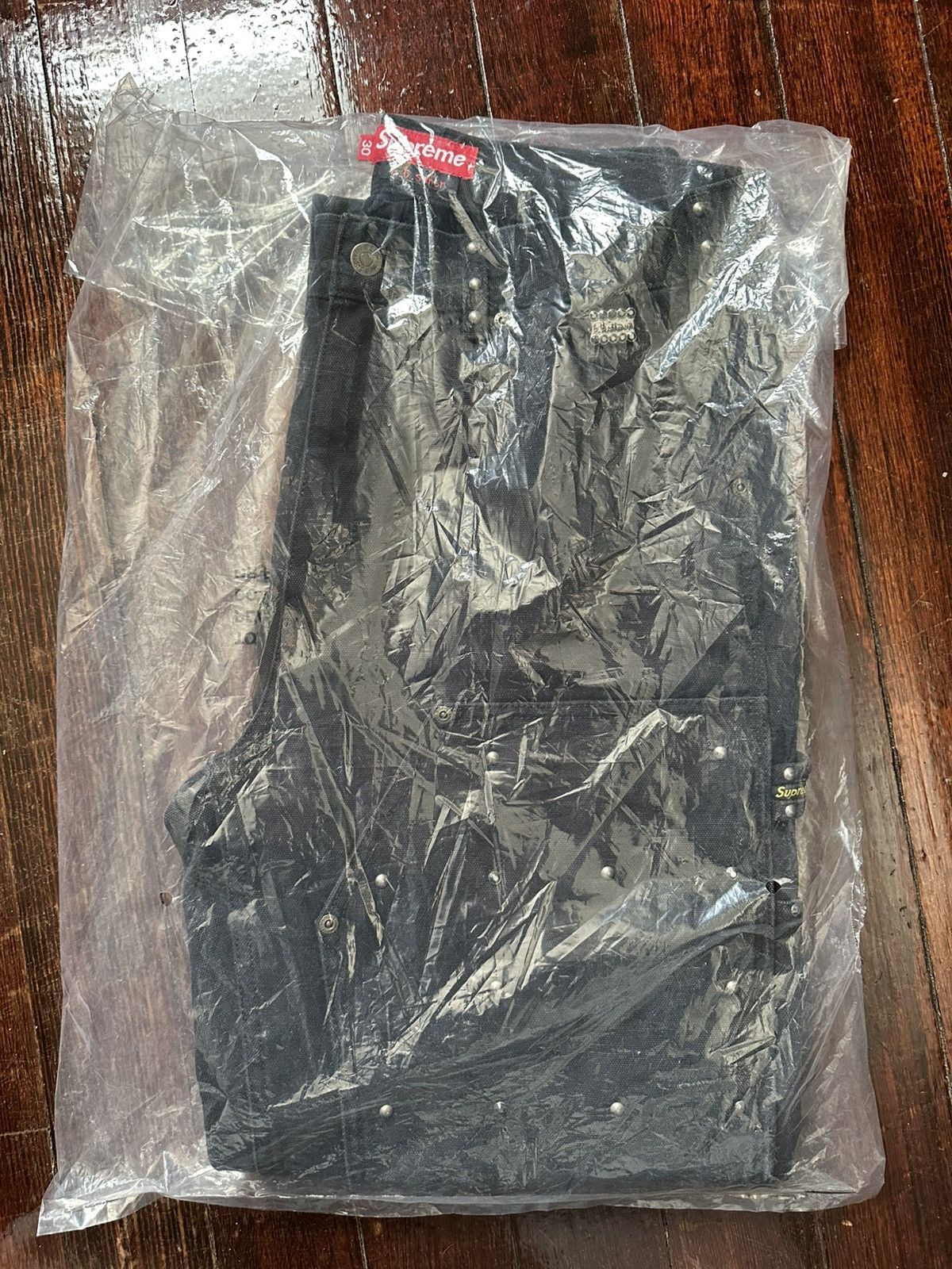 B.B. Simon × Supreme SUPREME X B.B. SIMON FW25 QUILTED DOUBLE KNEE BLACK 30 DS Size US 30 / EU 46 - 1 Thumbnail