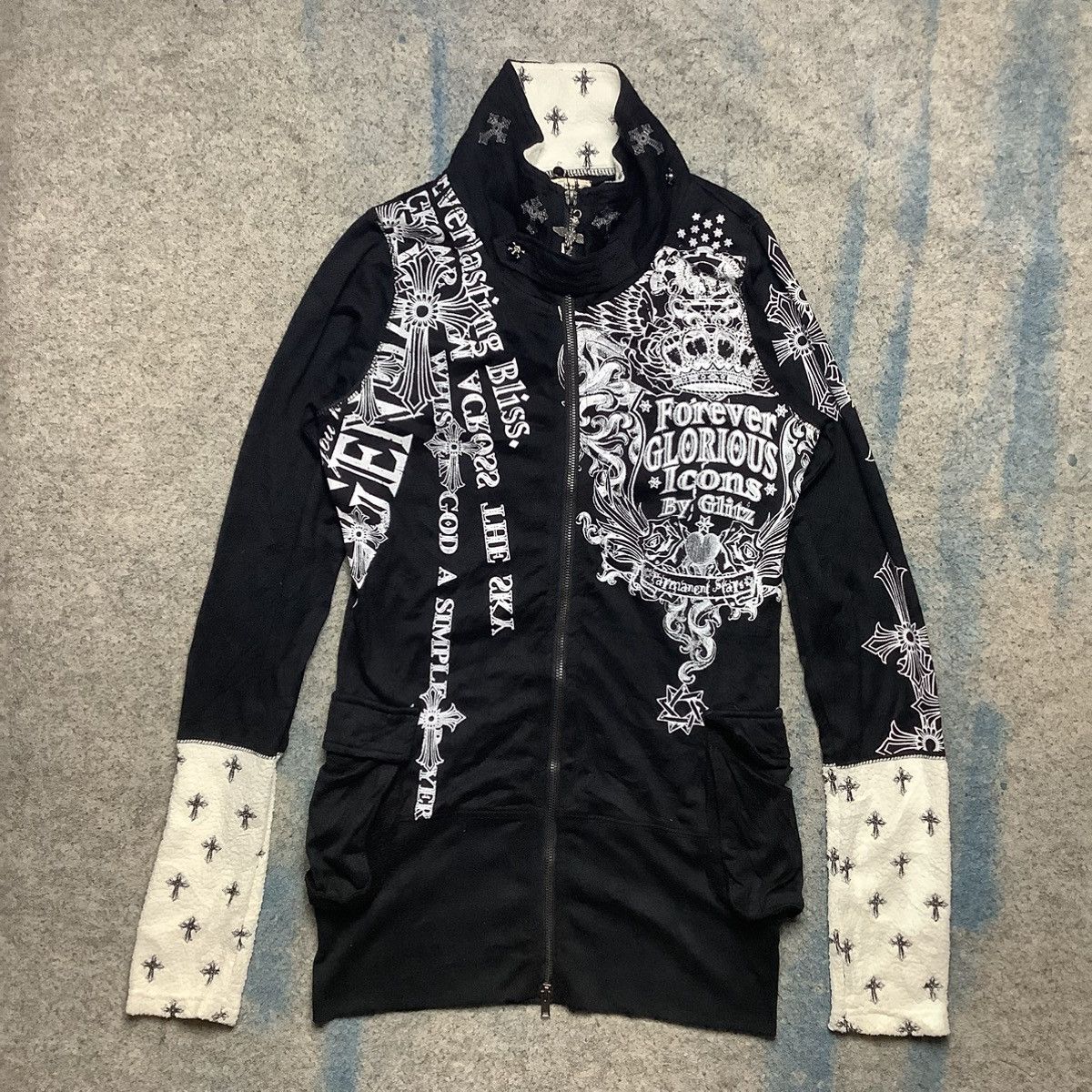 14th Addiction × KMRii × Seditionaries Vintage Bondage Style Glitz Affliction Japanese Brand Size US M / EU 48-50 / 2 - 1 Thumbnail