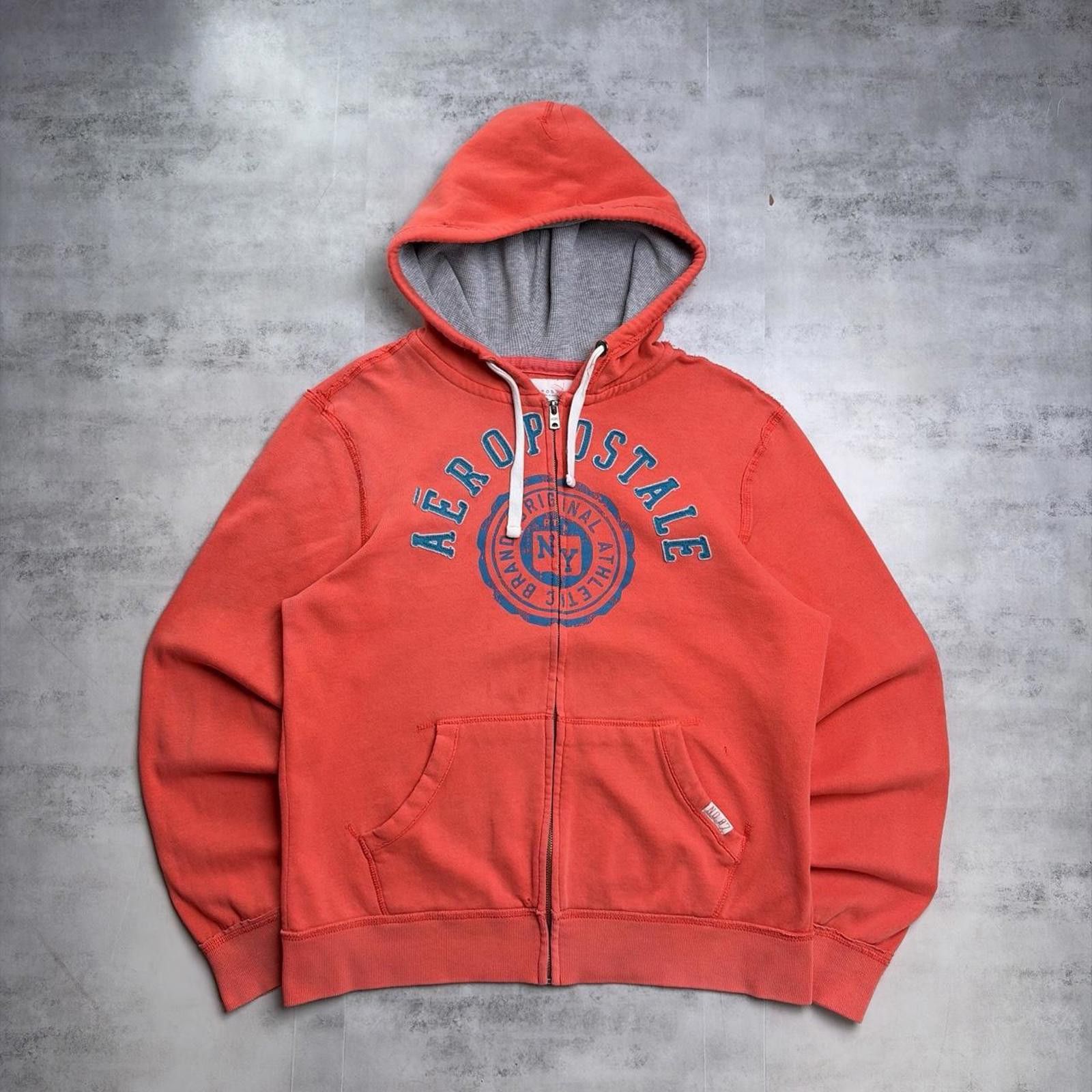 Aeropostale Y2K Pink Aeropostale Grunge Skater Thermal Zip Up Hoodie Size M / US 6-8 / IT 42-44 - 1 Thumbnail