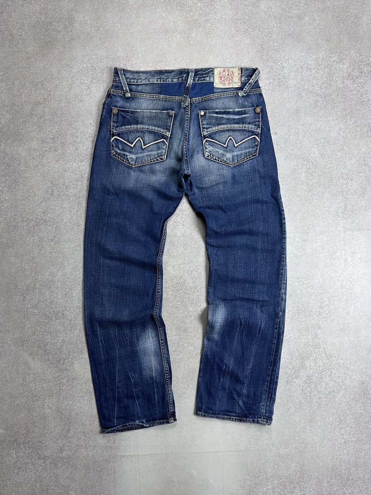 Japanese Brand Vintage Japan Rags Jeans Baggy Y2K Pants 30 Size US 30 / EU 46 - 3 Thumbnail