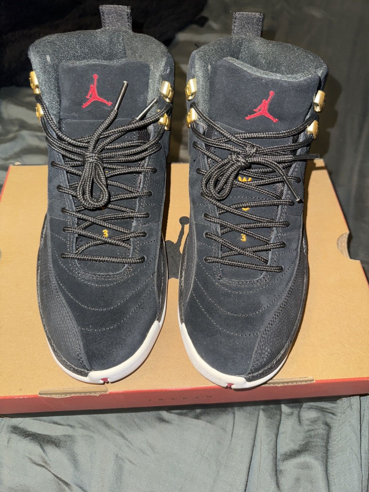 Jordan Brand Jordan 12 Reverse Taxi Size US 8.5 / EU 41-42 - 1 Thumbnail