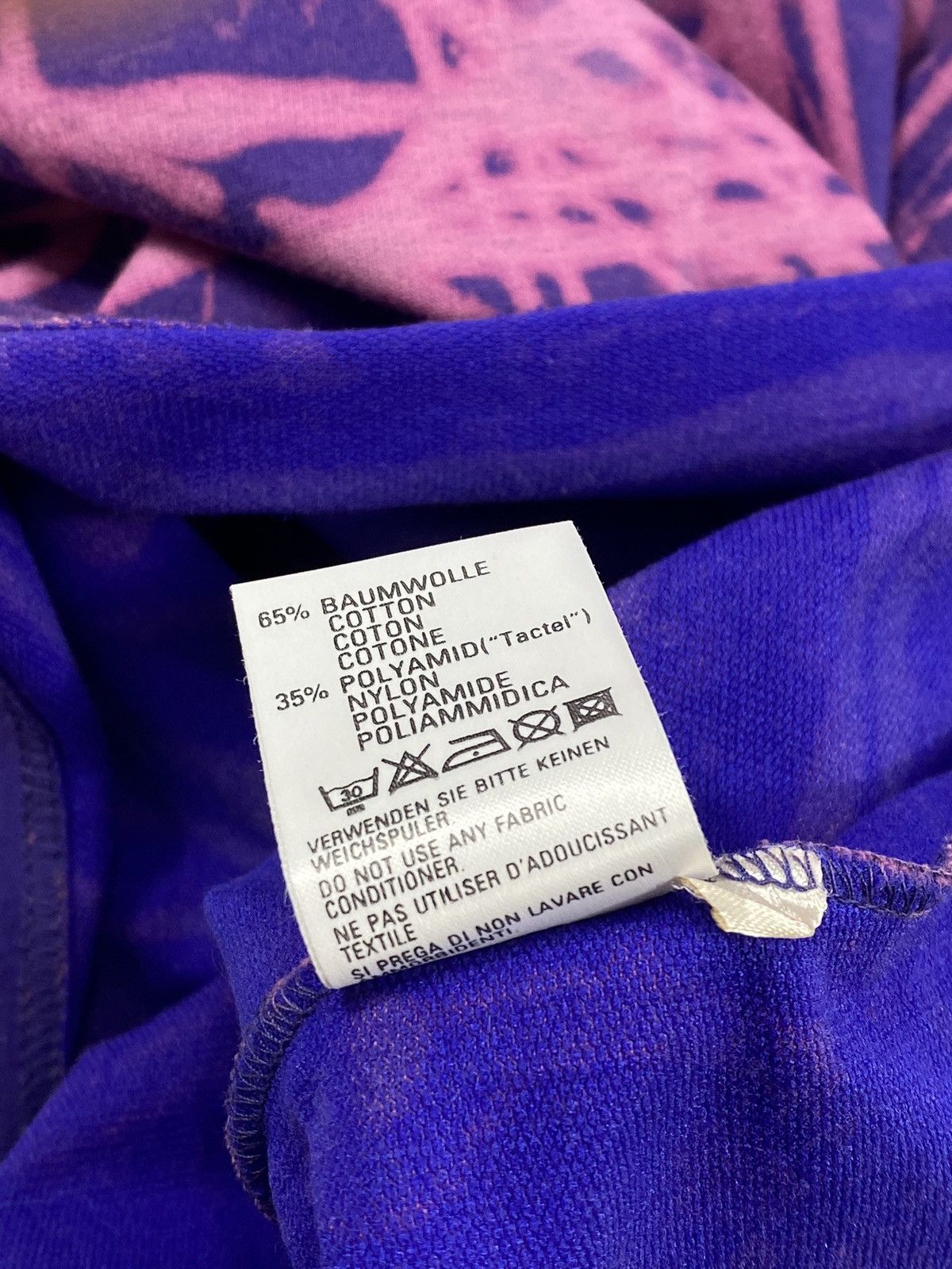 Asics 🔥LASTDROP🔥 Vintage 90s Asics Acid Dyed Mock Neck Sweatshirt Size US XL / EU 56 / 4 - 12 Thumbnail