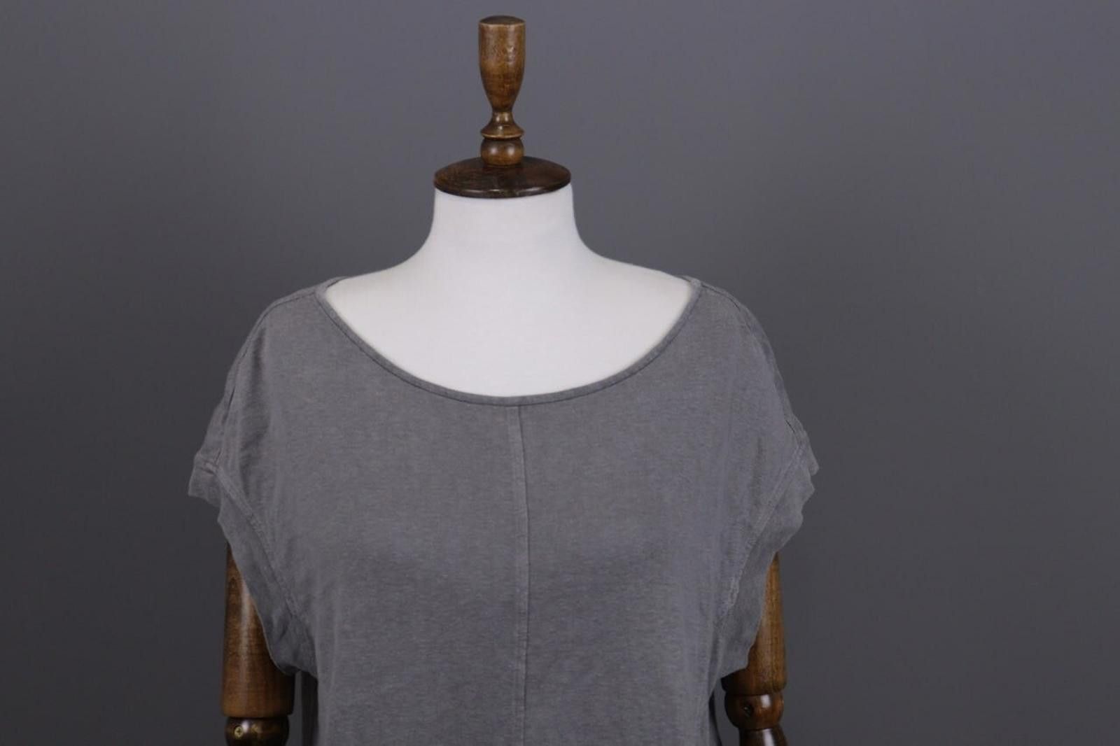 Oscar De La Renta Oska Gray Sleevles Relaxed Lagenlook Tunic Dress Size 3 Size M / US 6-8 / IT 42-44 - 3 Thumbnail