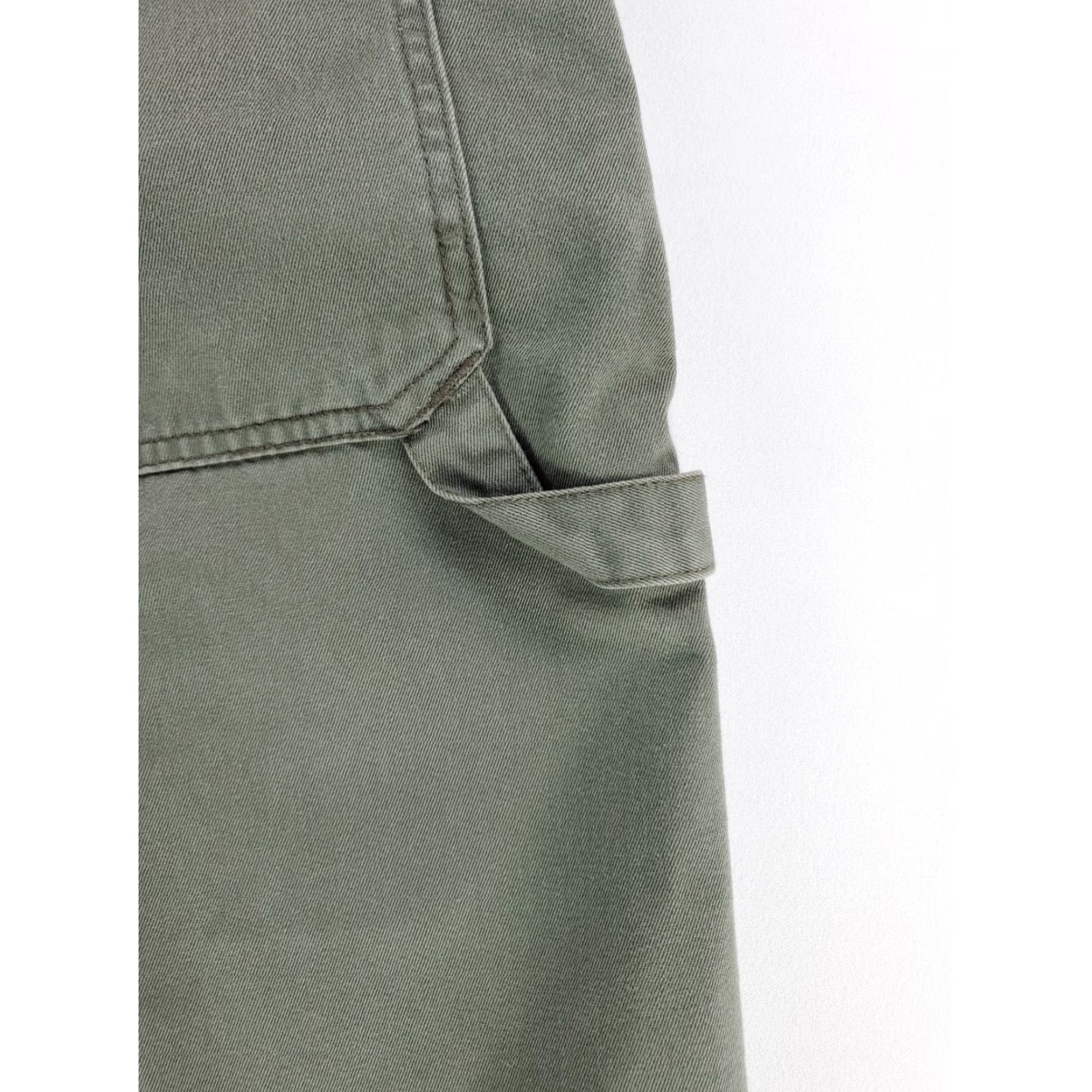Levi's VINTAGE Levi's Silvertab Carpenter Pants Green Mens 35x33 Inseam 33 Regular 90s VTG Jeans Size US 35 - 7 Thumbnail