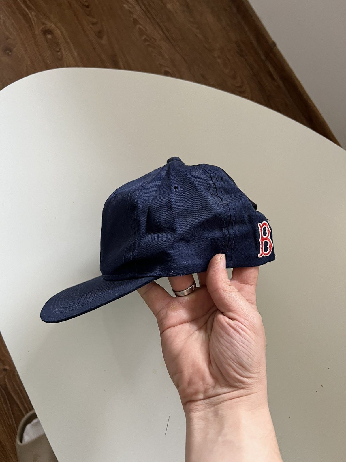 Vintage vintage BOSTON Red Sox Cap hat mlb 90s visor USA sportswear Size ONE SIZE - 2 Thumbnail