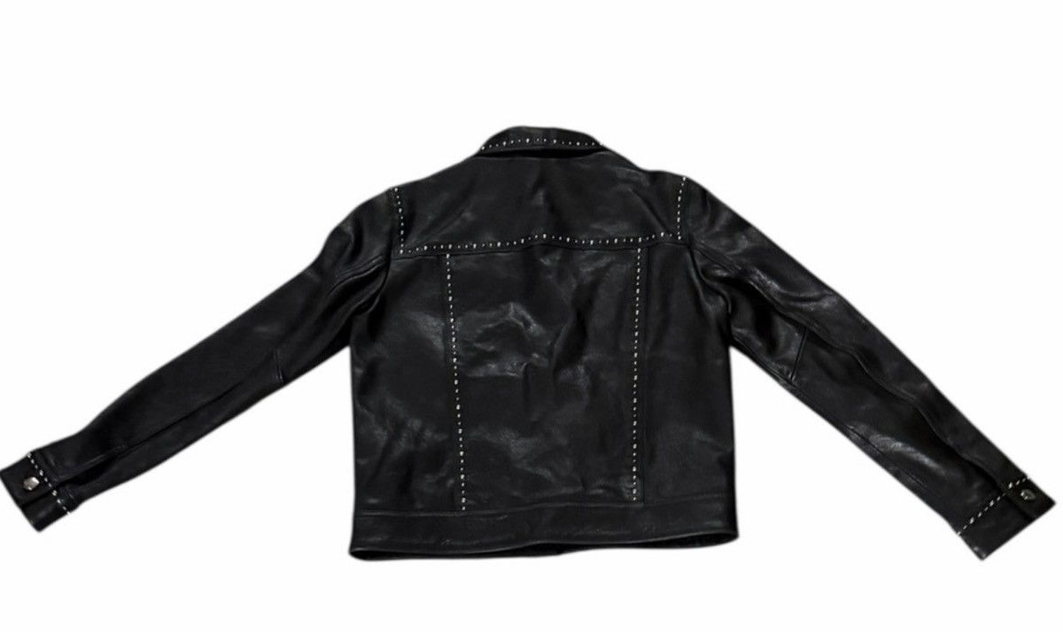 The Kooples $945 THE KOOPLES black Women’s Leather Studded Jacket Jacket Size XS / US 0-2 / IT 36-38 - 10 Thumbnail