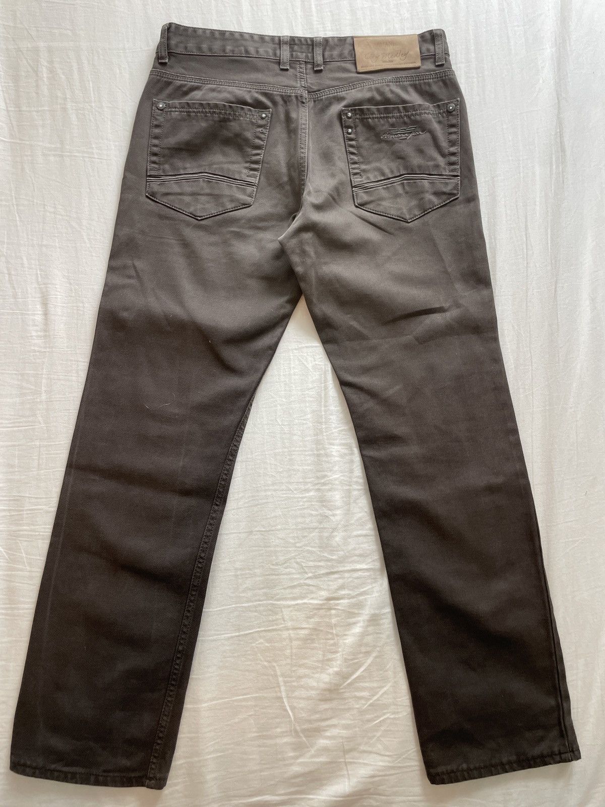 Emporio Armani Emporio Armani Brown Jeans – City Medley – Made in Italy Size US 34 / EU 50 - 3 Thumbnail