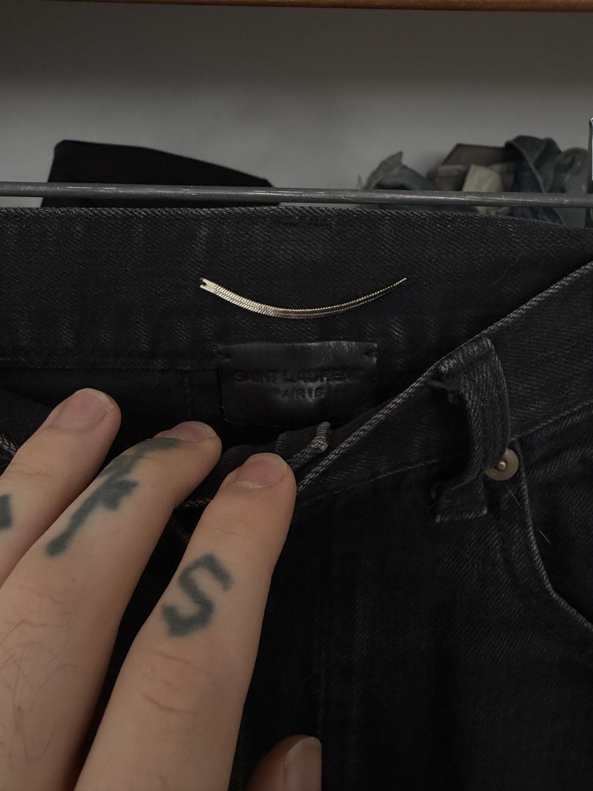 Saint Laurent Paris AW13 hedi slimane Saint laurent paris denim jeans Size US 31 - 4 Thumbnail