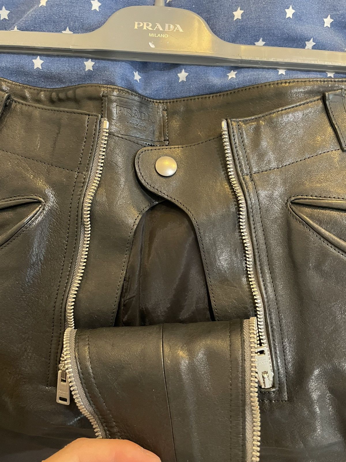 Prada Prada 2023 SS runway mens leather shorts Size US 30 / EU 46 - 6 Thumbnail