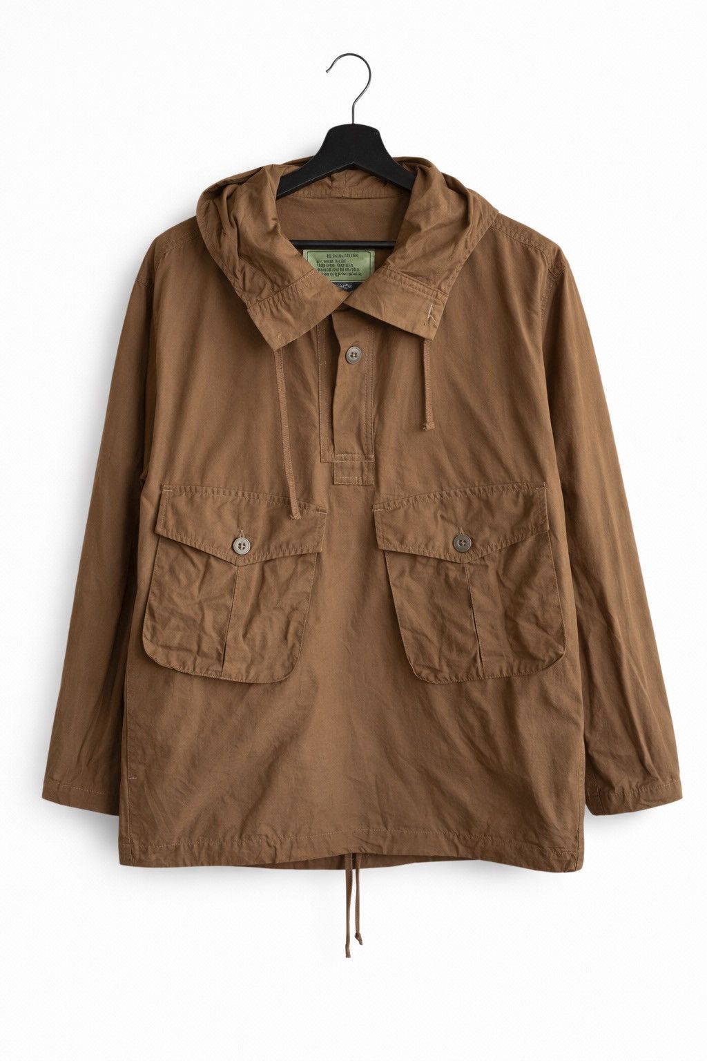 Japanese Brand Back Number Re-Vintage Hooded Military Brown Casual Archive Size US M / EU 48-50 / 2 - 1 Thumbnail