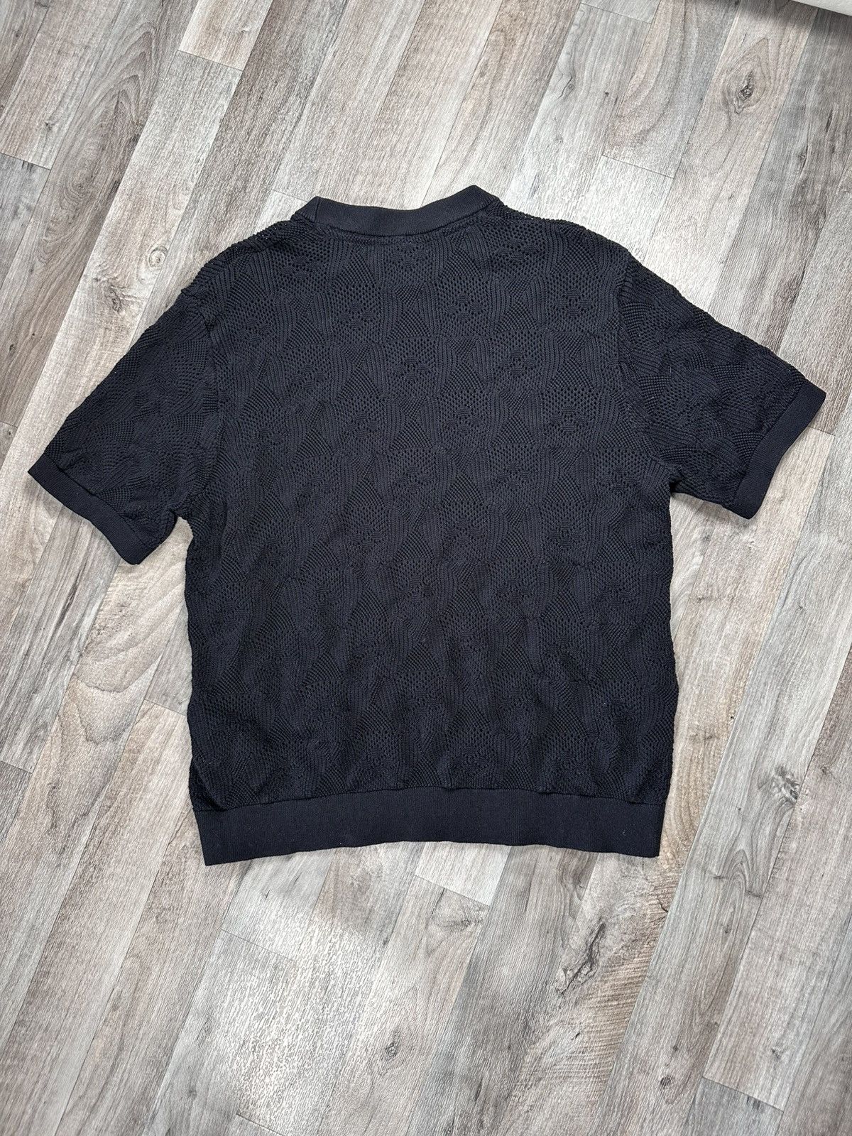 Kith Tilden Crochet Shirt - black