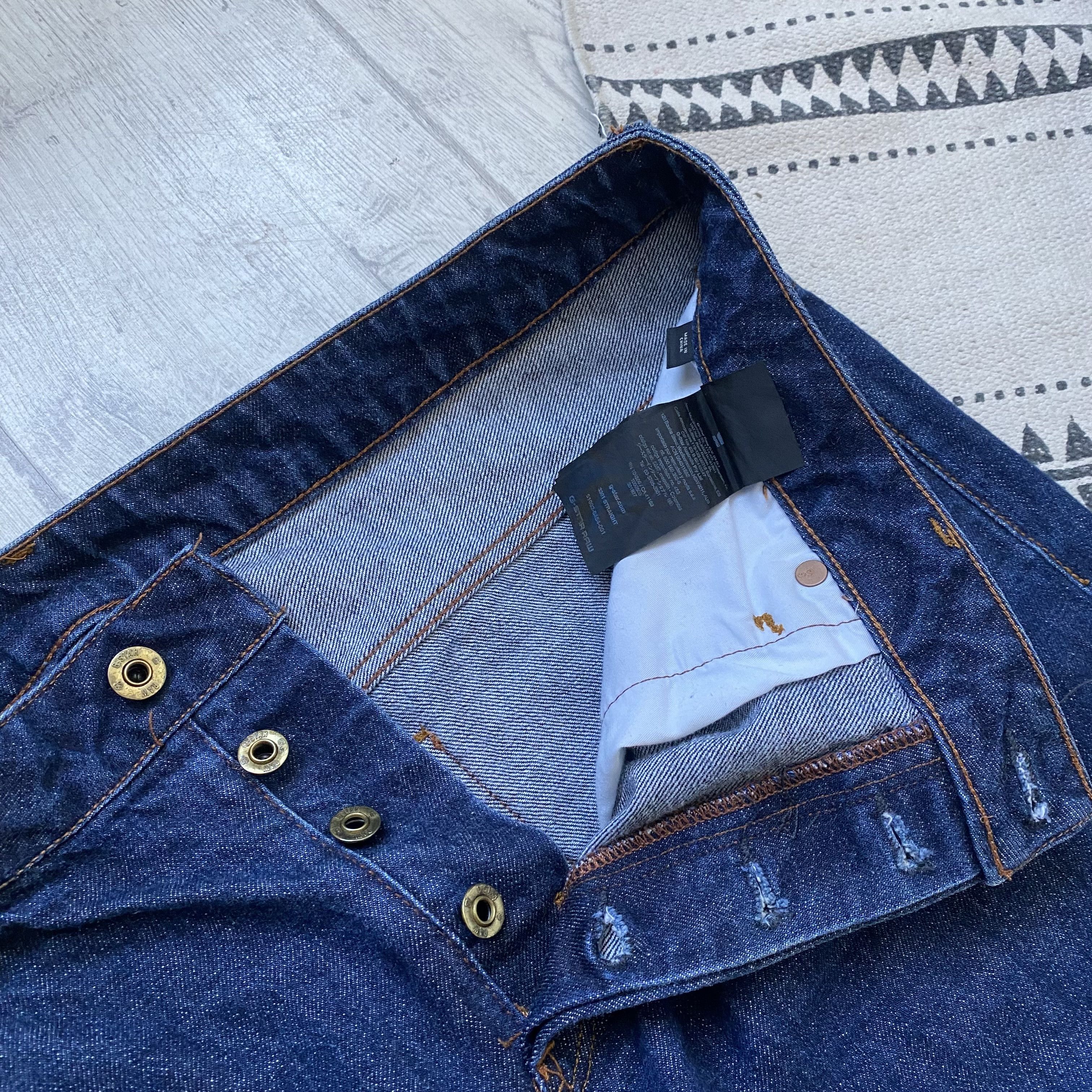 G-Star Gstar RAW Denim 3301 slim jeans pants Size US 36 / EU 52 - 7 Thumbnail