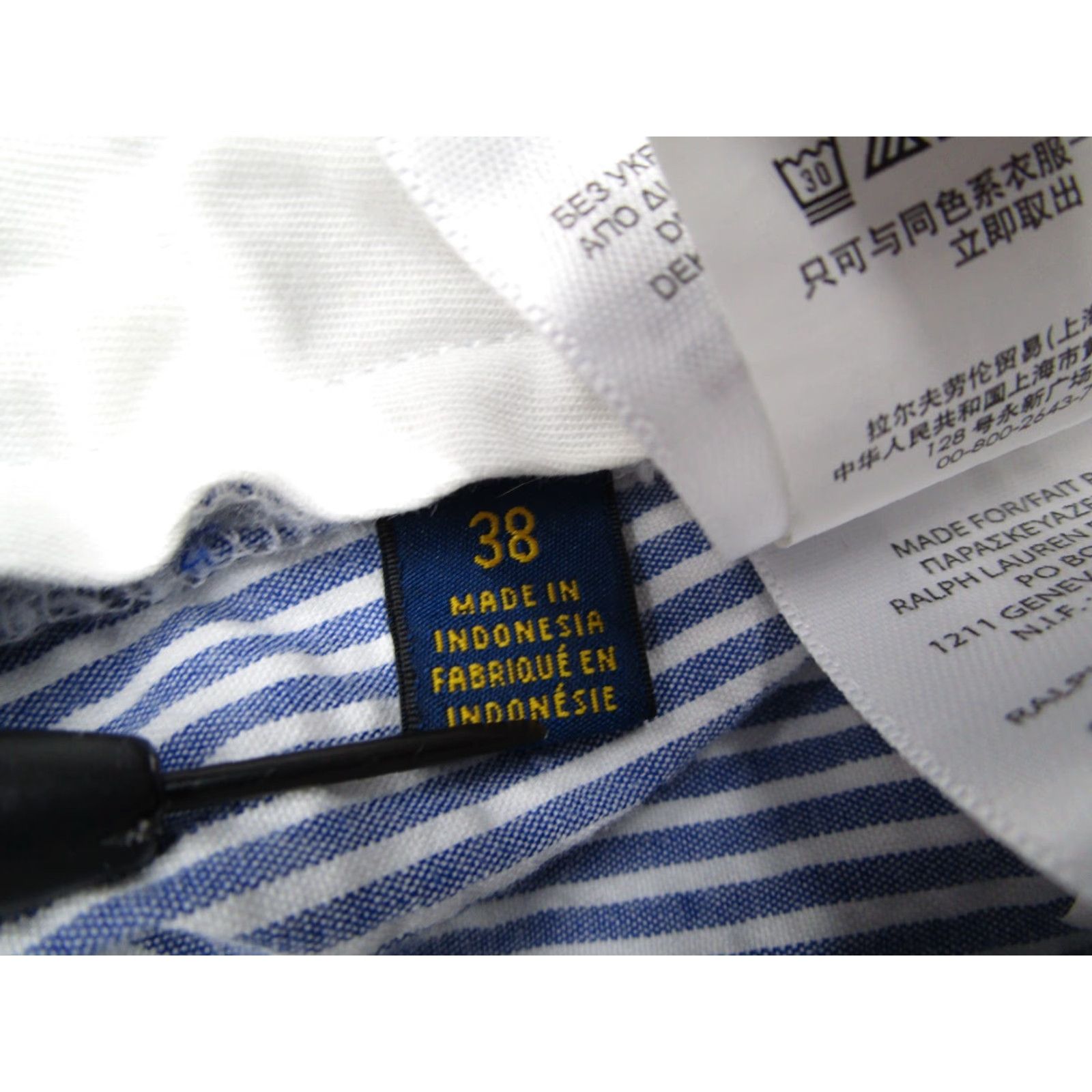 Polo Ralph Lauren VINTAGE Polo Ralph Lauren Shorts Mens 38 Blue Seersucker Stretch Classic Fit Pony Size US M / EU 48-50 / 2 - 3 Thumbnail