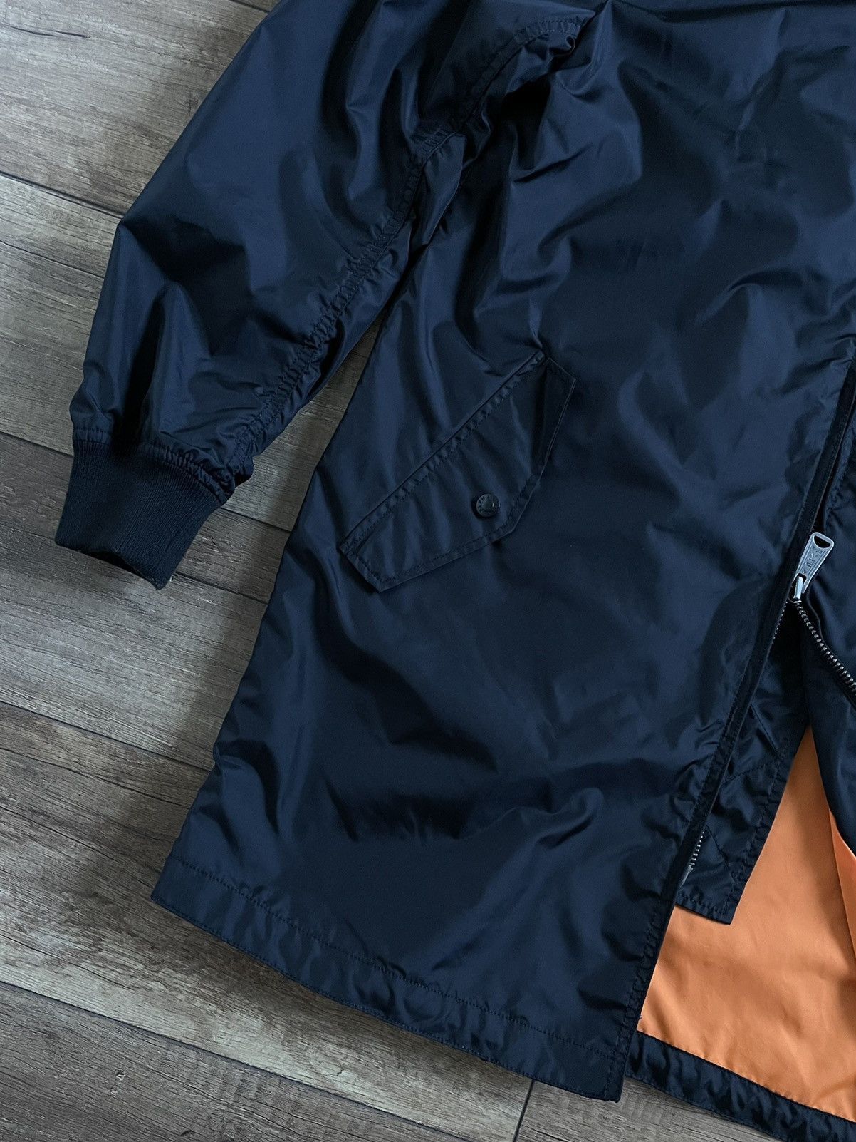 Alpha Industries Alpha Industries Nylon MA 1 Long Bomber Jacket Parka Size US L / EU 52-54 / 3 - 4 Thumbnail