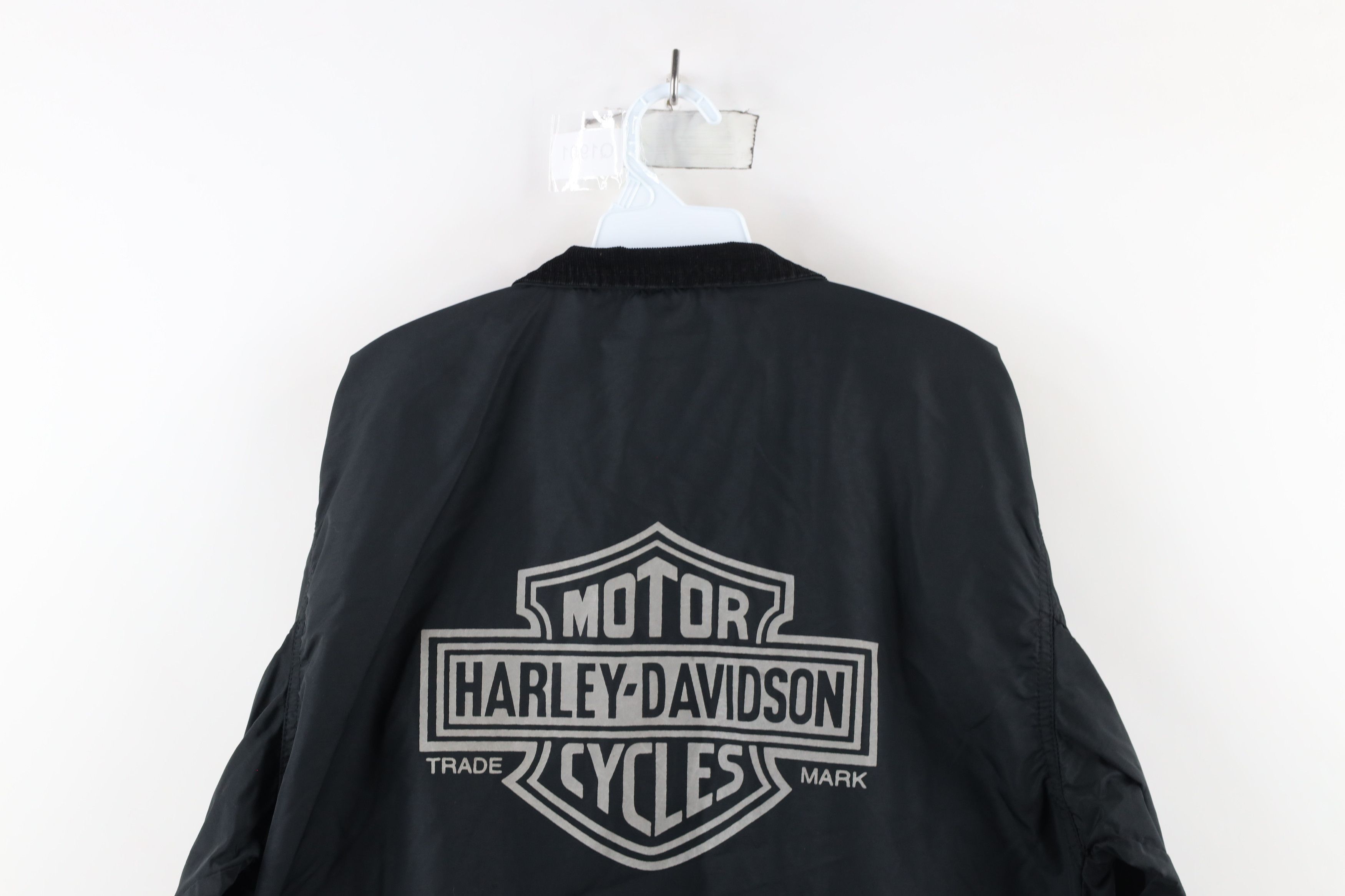 Harley Davidson × Vintage Vintage 90s Harley Davidson Out Reflective Bomber Jacket USA Size US S / EU 44-46 / 1 - 13 Thumbnail