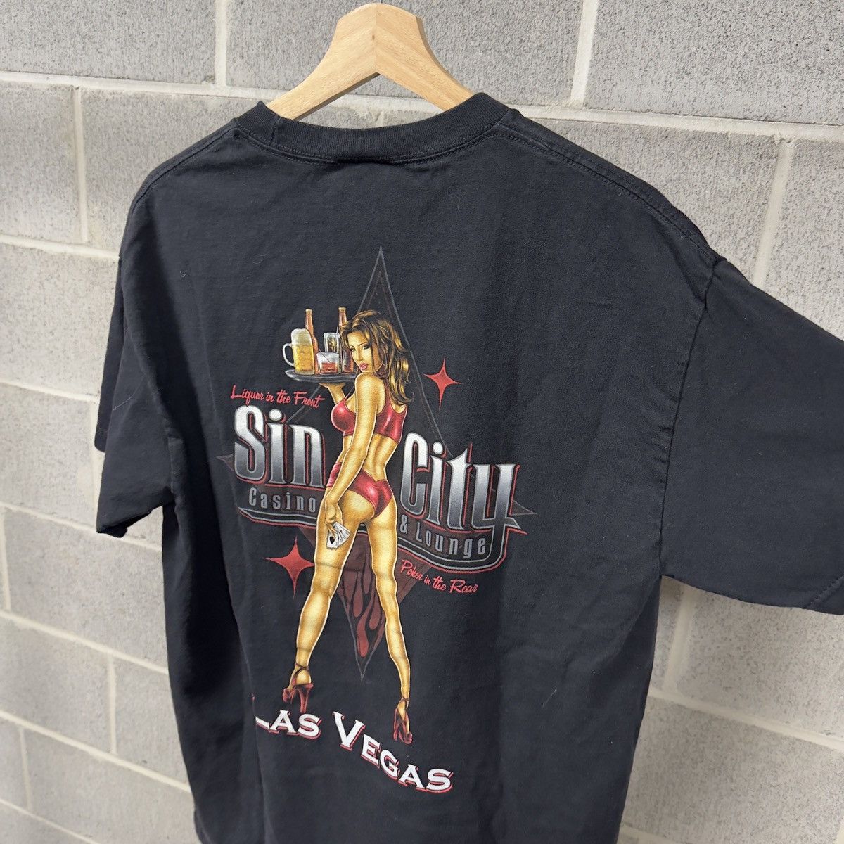 Vintage Sin City Las Vegas Strip Club Shirt ERD Grunge Pornstar Size US L / EU 52-54 / 3 - 5 Thumbnail