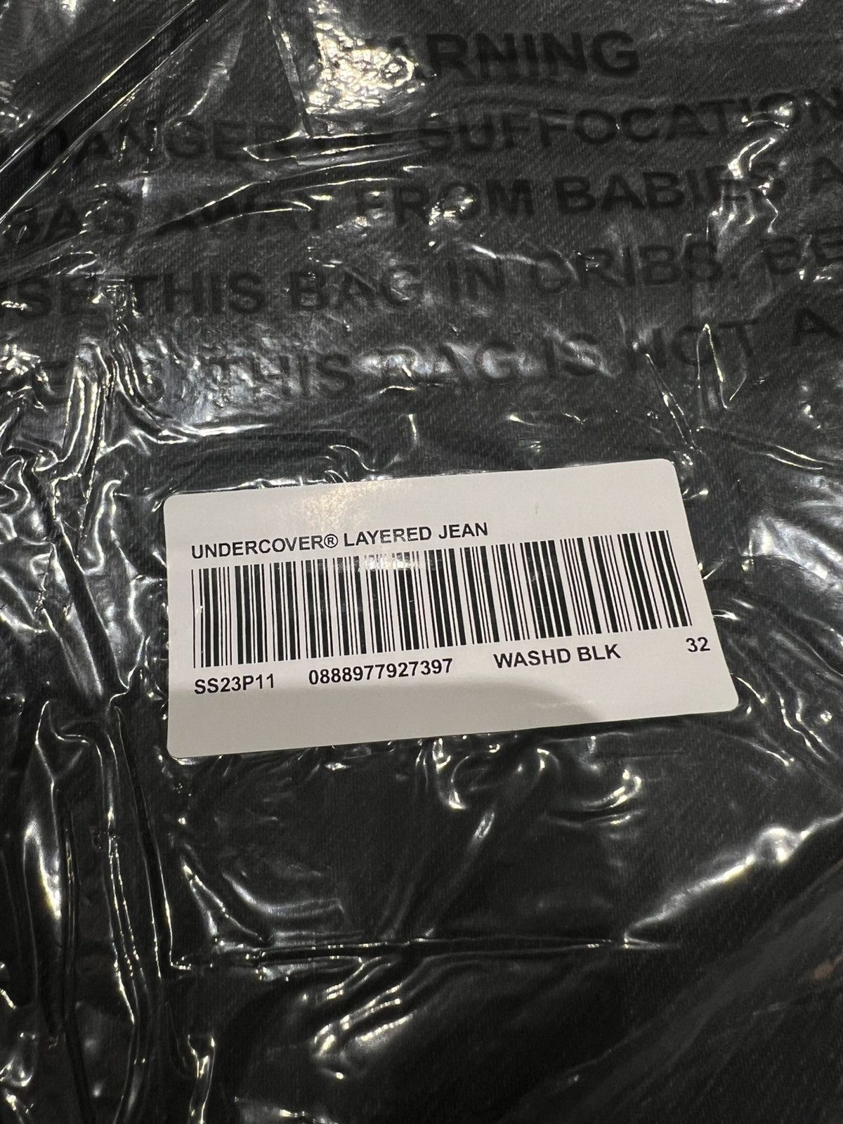 Supreme × Undercover Supreme UNDERCOVER Layered Jean Black Sized 32 Size US 32 / EU 48 - 8 Thumbnail
