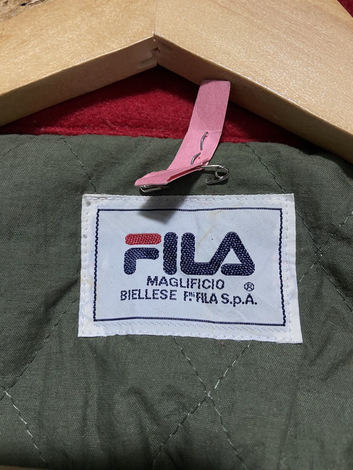 Fila Vintage Fila Maglificio Wool Bomber Jacket Size US L / EU 52-54 / 3 - 14 Thumbnail