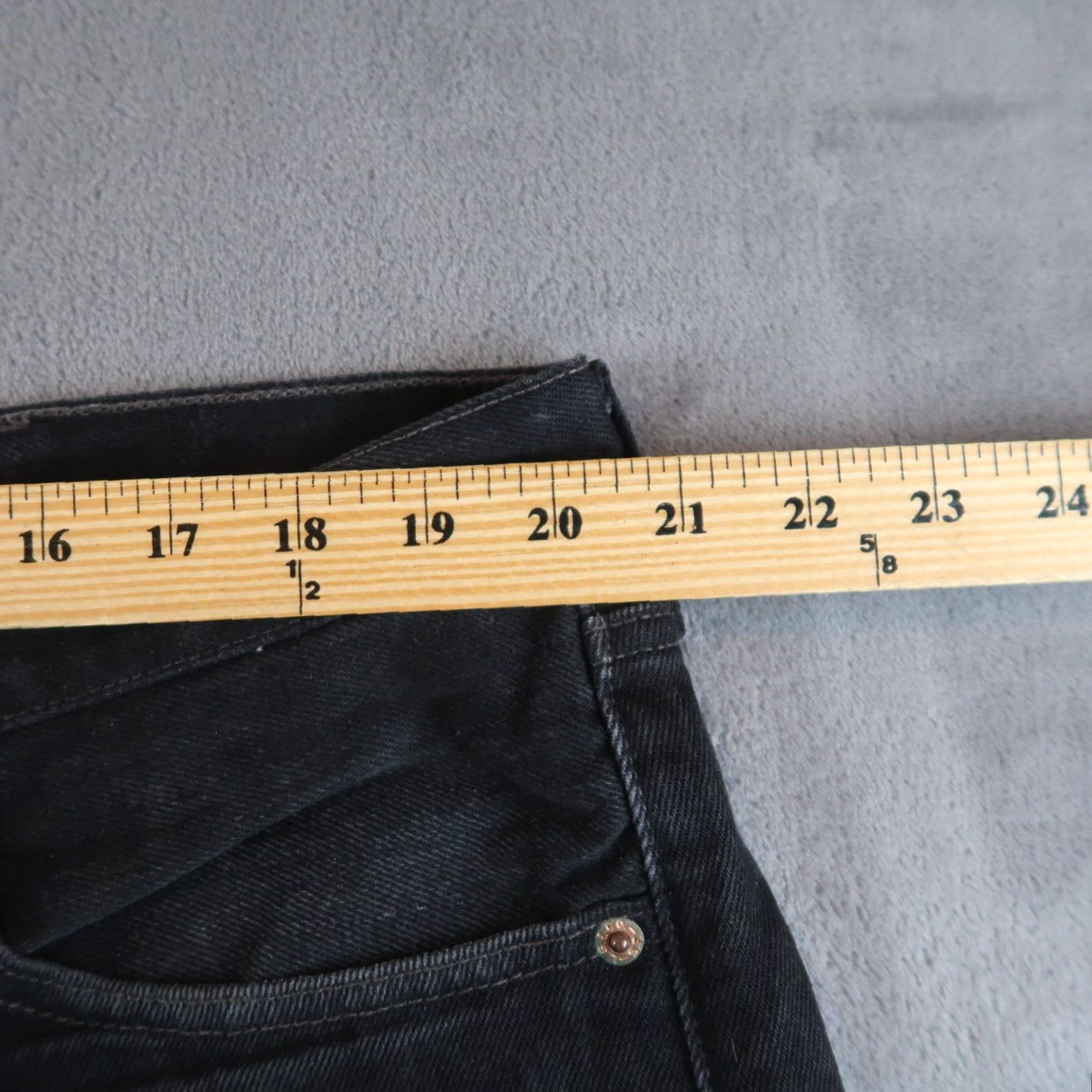 Levi's VINTAGE Levi's 501 Jeans Size 42x32 Straight Denim Black Mens 2000s USA Size US 42 / EU 58 - 5 Thumbnail
