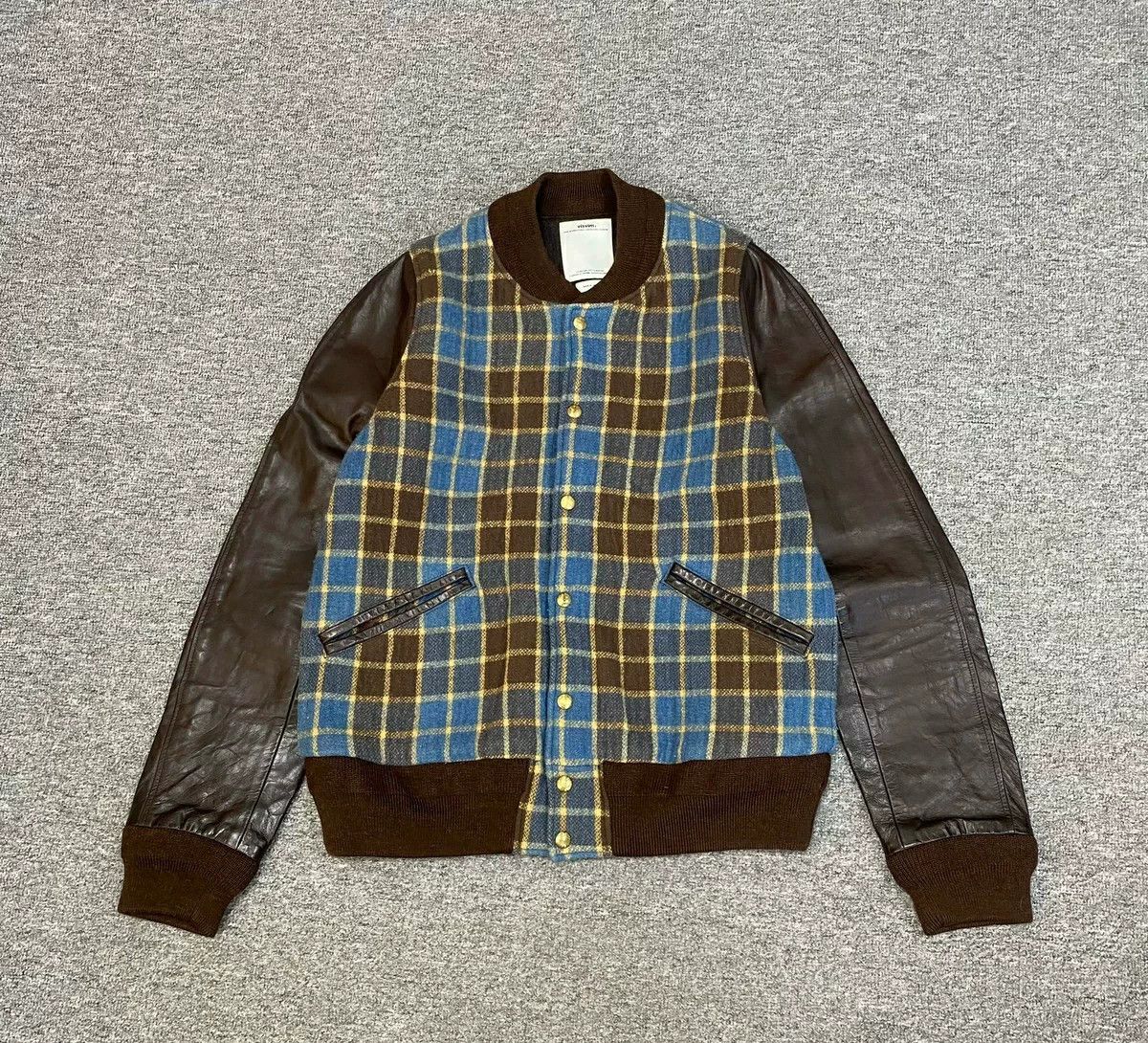Visvim VISVIM Blockbuster jacket barnstorm BARNSTOM fleece jacket with kangaroo leather sleeves Size US L / EU 52-54 / 3 - 1 Thumbnail