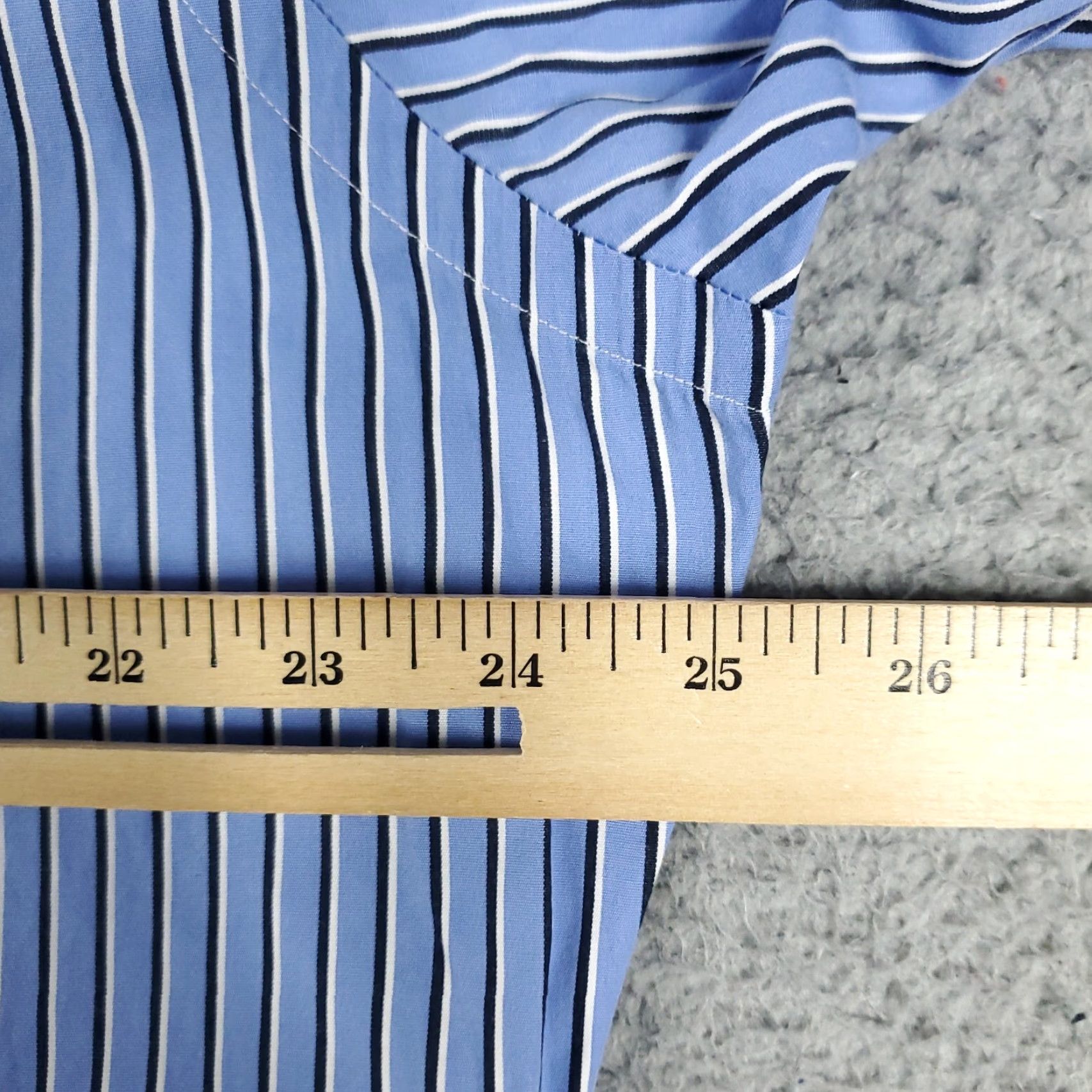 Ralph Lauren Ralph Lauren Shirt Mens Large Blue Striped Button Up Long Sleeve Size US L / EU 52-54 / 3 - 5 Thumbnail