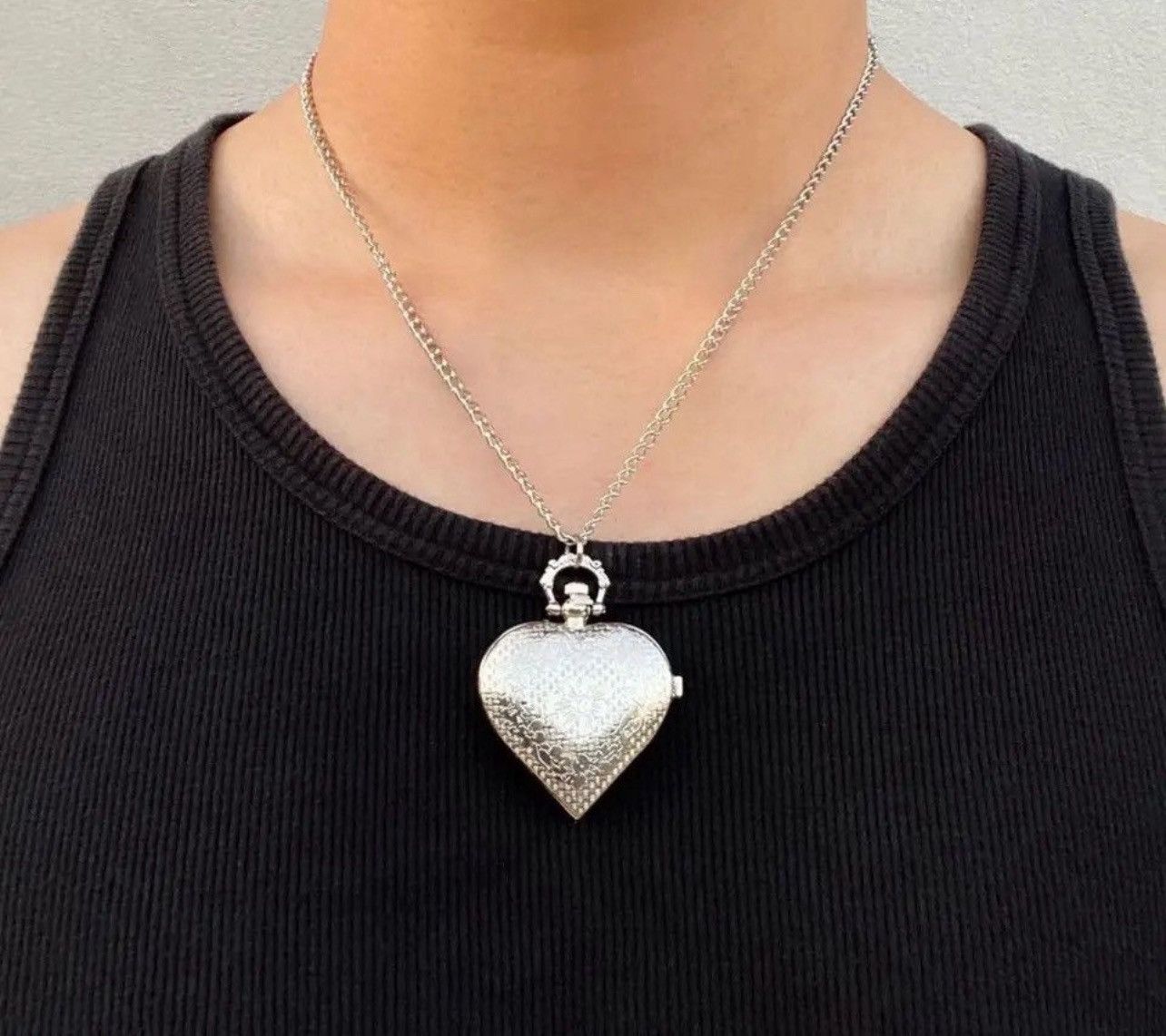Jewelry Love Pocket Watch Pendant Necklace Size ONE SIZE - 3 Thumbnail