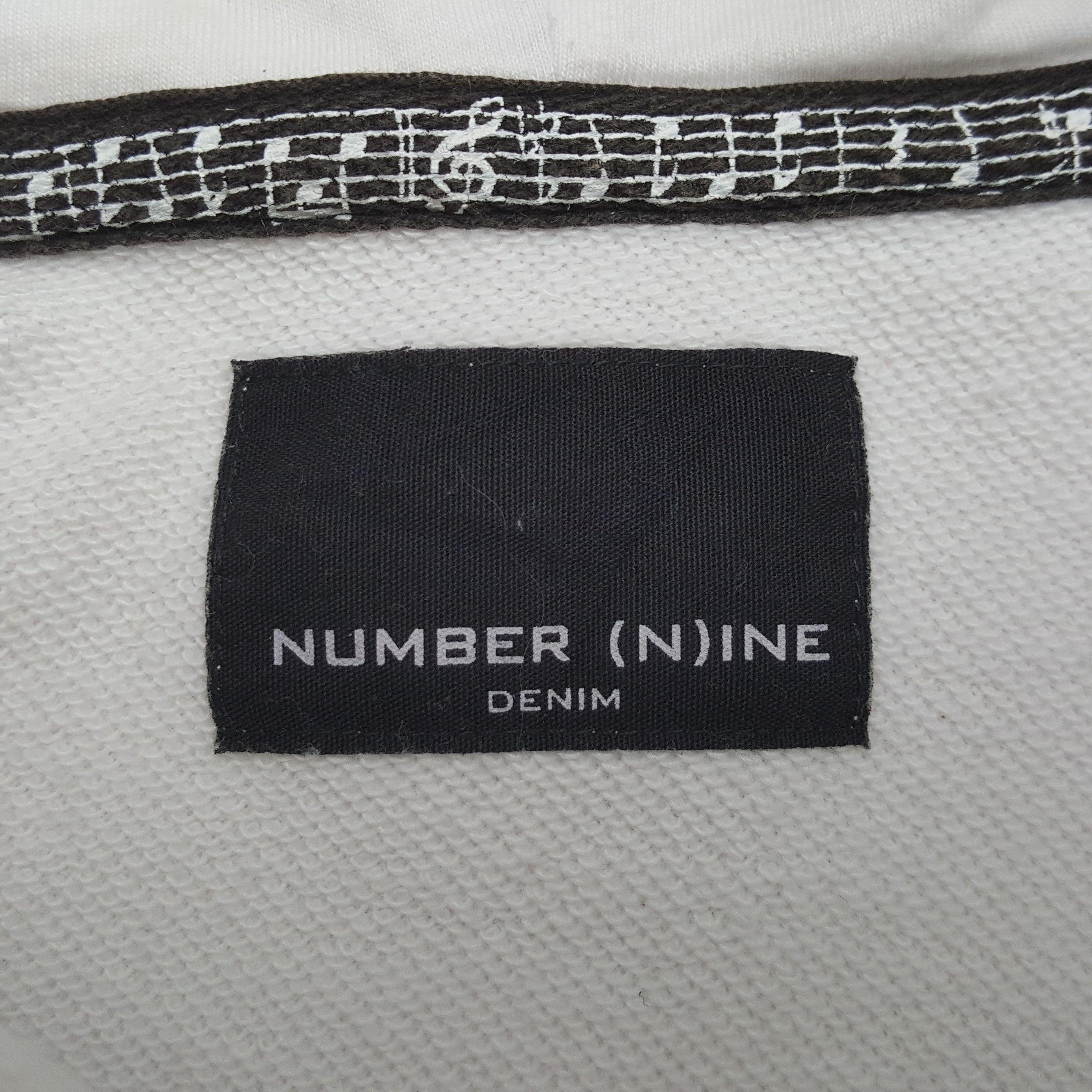 Number (N)ine Number Nine Japanese Brand Fashion Style Hoodie RR11 Size US S / EU 44-46 / 1 - 6 Thumbnail