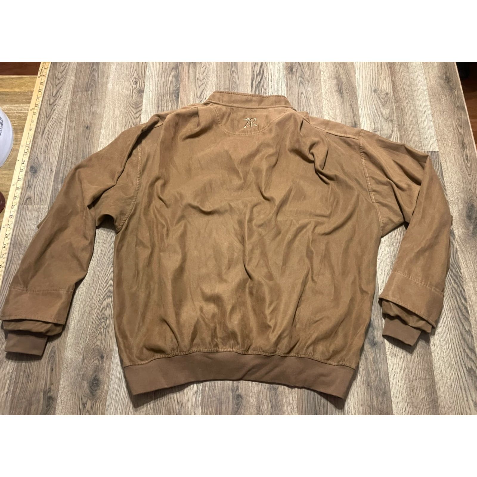 Vintage Zero Shirt Mens Large Brown Pullover 1/4 Snap Closure T-Shirt Long Sleeve Vintage: No Regular Fit Seasonal Fall Spring Summer Men's Shirt Size US L / EU 52-54 / 3 - 2 Thumbnail