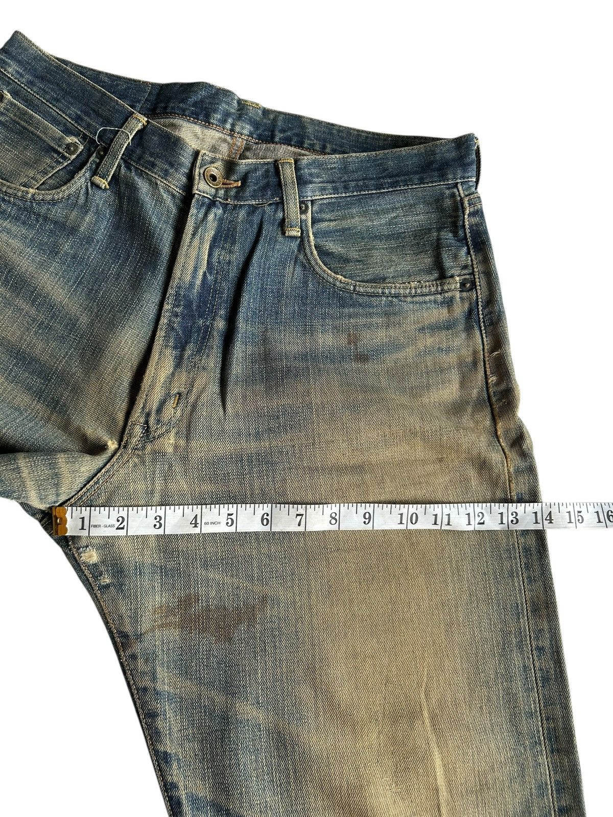 Japanese Brand × Kapital × Vintage Vintage Edwin Selvedge Baggy Rusty Mudwash Distressed Denim Size US 33 - 22 Thumbnail
