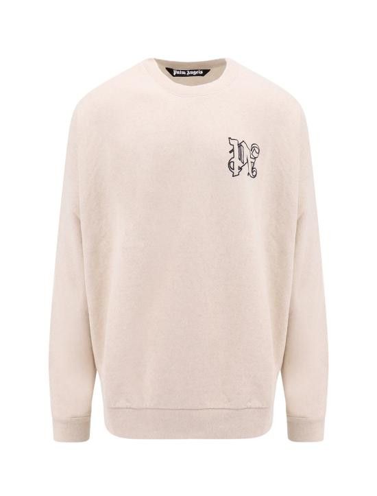 Palm Angels PALM ANGELS Men Hoodies PMBA074E23FLE002 6110 Beige Size US XL / EU 56 / 4 - 1 Thumbnail