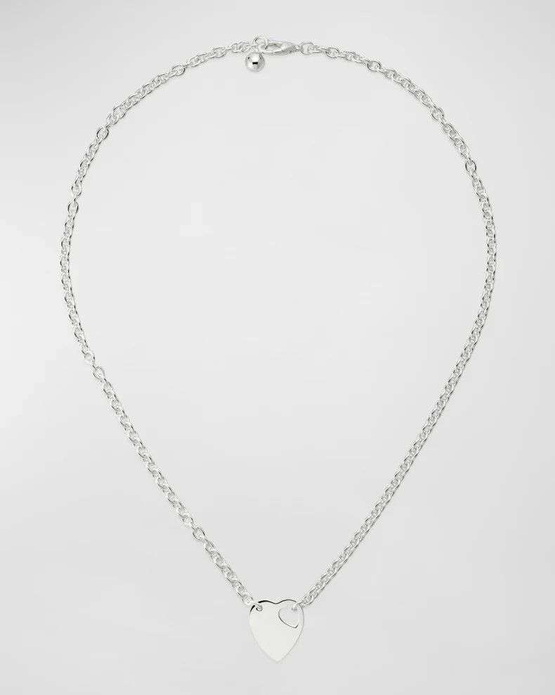 Gucci oc11z0126 Size: OS / Trademark Pendant Necklace In Silver Size ONE SIZE - 2 Thumbnail