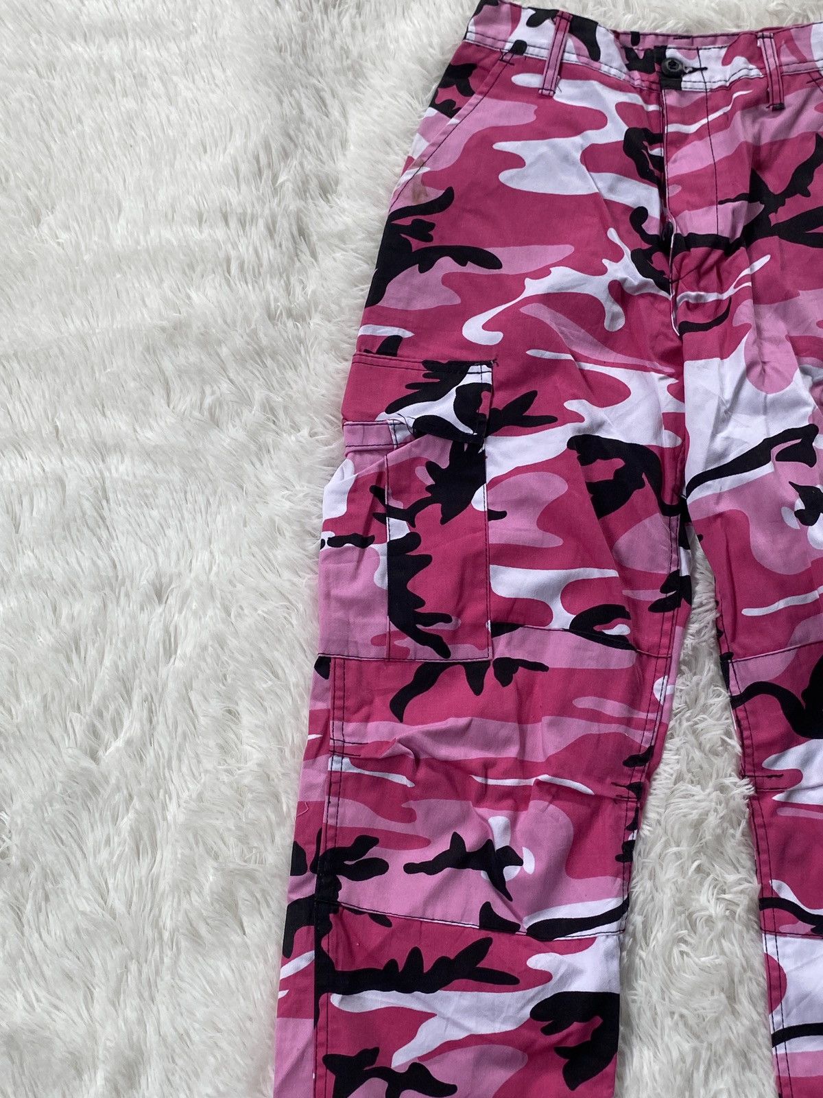 Rothco Vintage ROTHCO BDU Pink Camouflage Cargo Pants Size US 26 / EU 42 - 3 Thumbnail