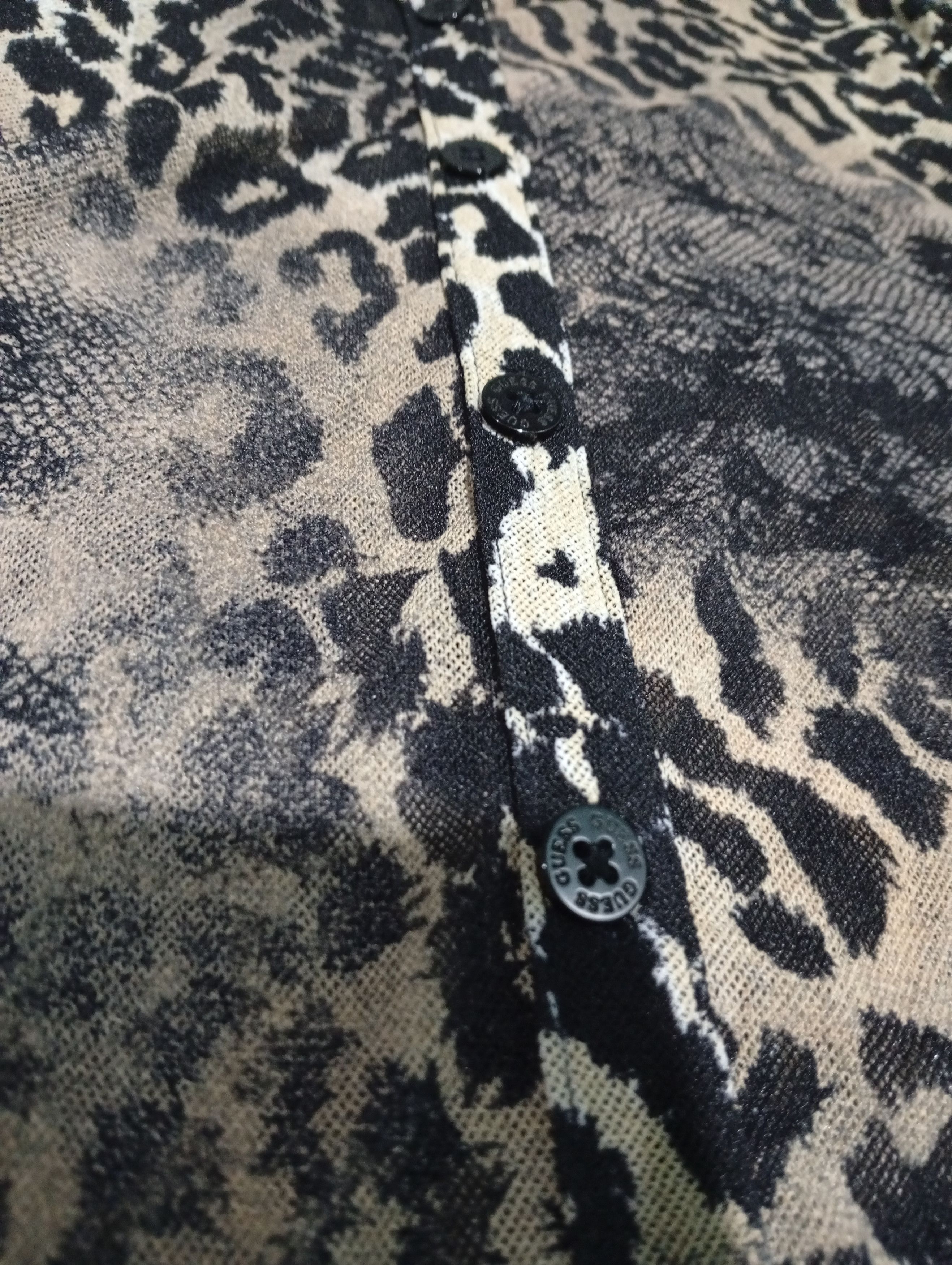 Guess VTG Guess leapord shirt Size S / US 4 / IT 40 - 3 Thumbnail