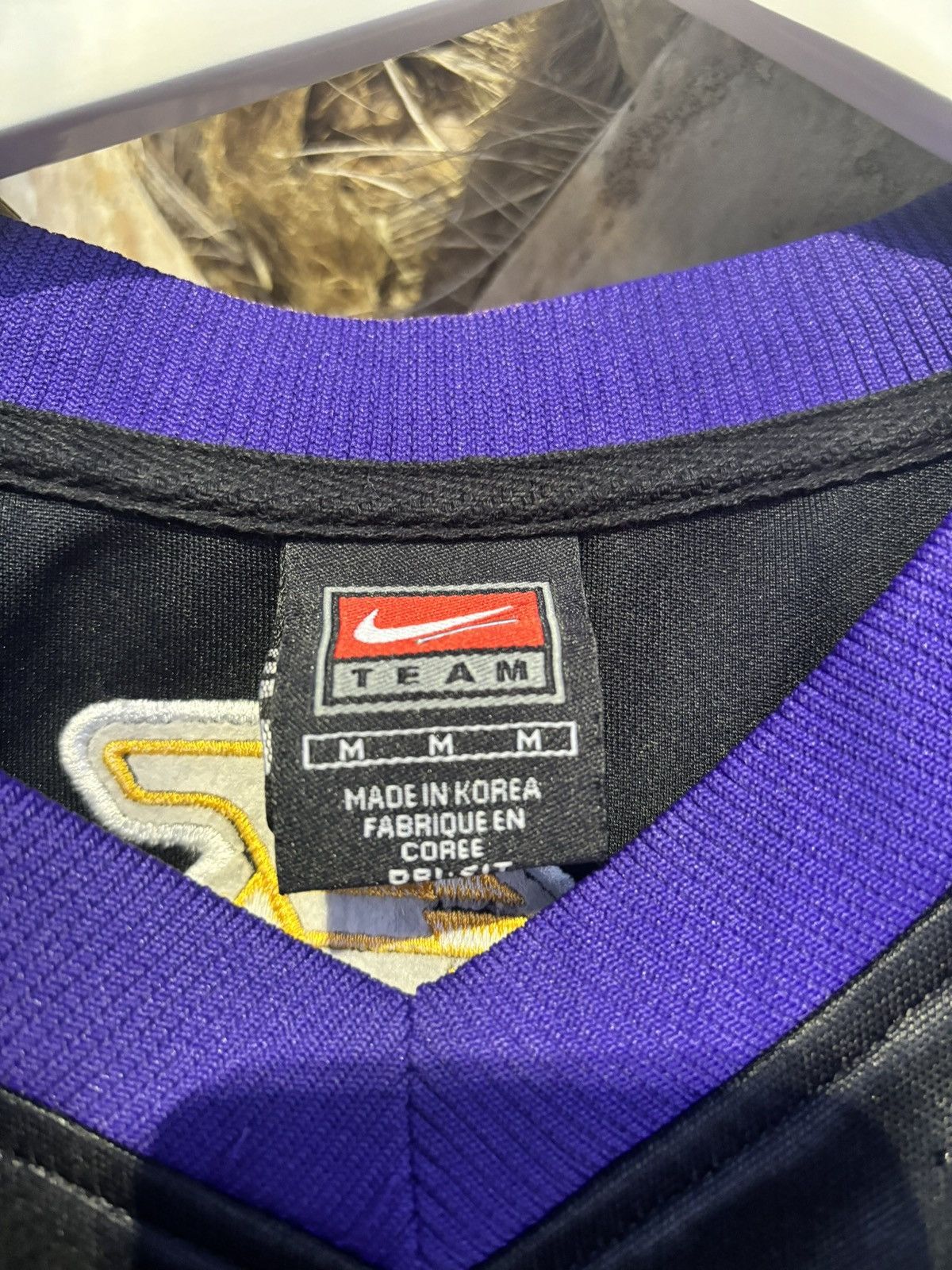 Nike Vintage 90s Nike Team Los Angeles Lakers Warm-Up NBA Jersey Size US M / EU 48-50 / 2 - 4 Thumbnail