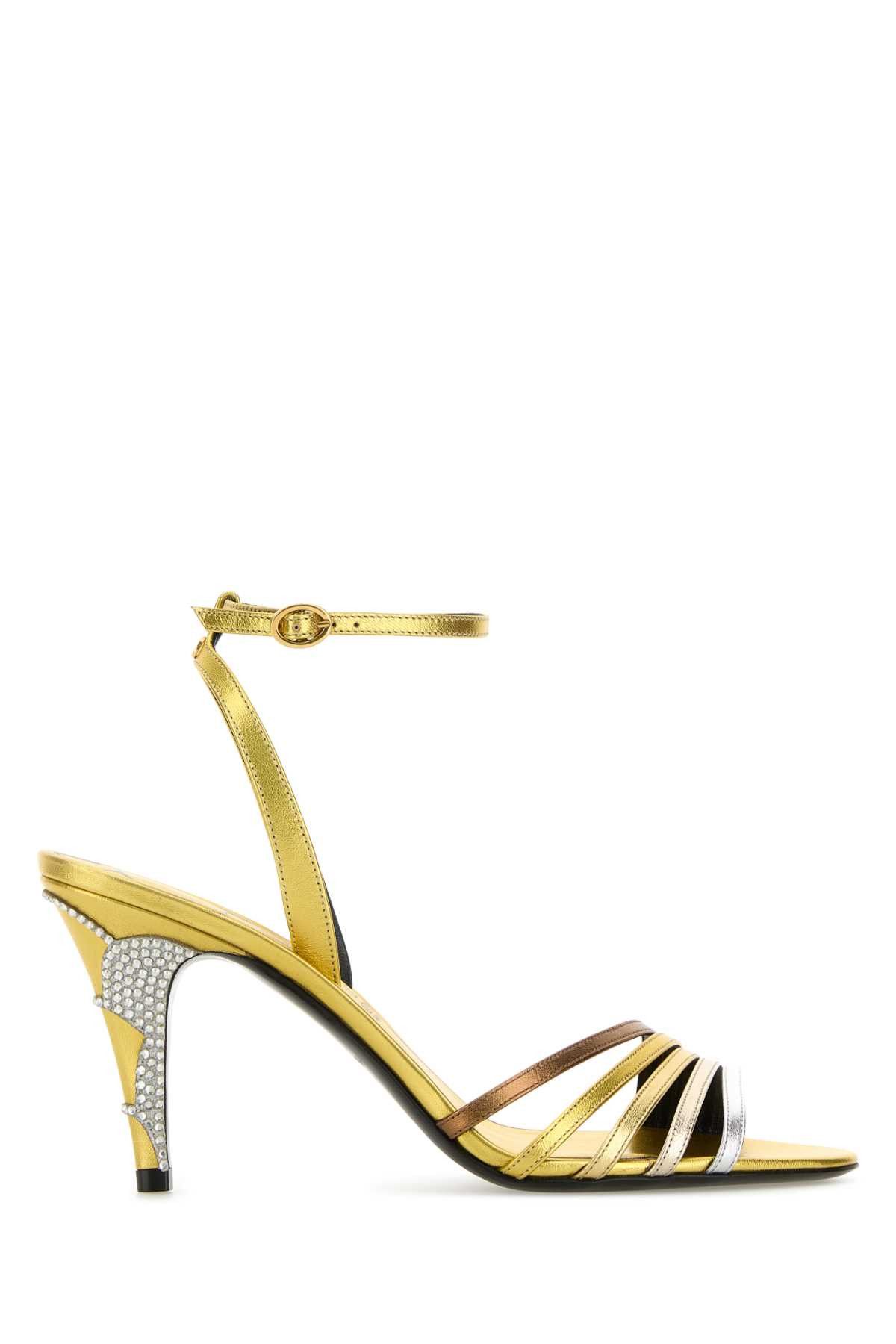 Valentino Multicolor Leather Ladycrush Sandals Size US 8 / IT 38 - 1 Thumbnail