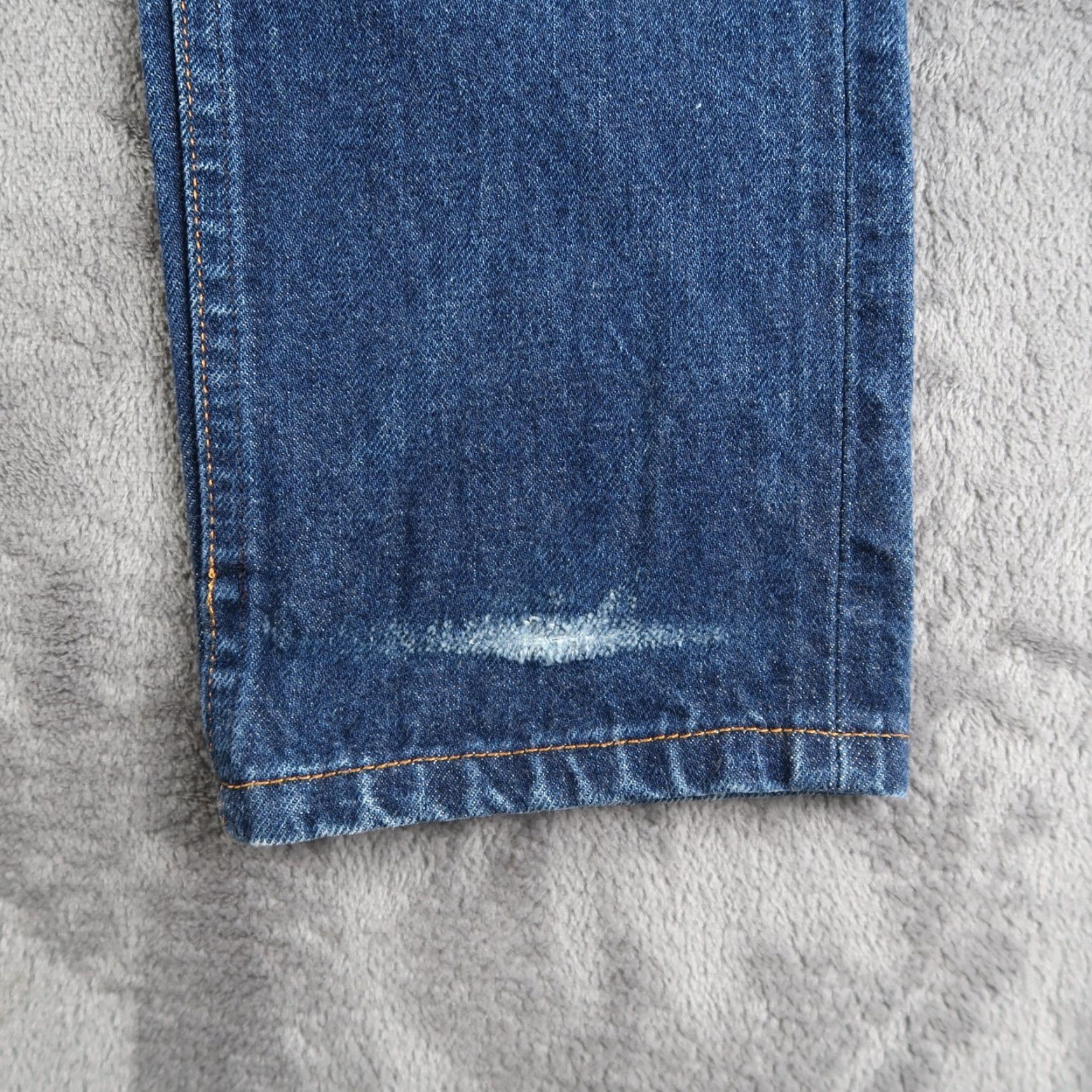 A.P.C. A.P.C. Jeans Mens Slim Regular 28 Blue 5-Pocket Denim Button Fly Petit Standard Whiskers Honeycomb Distressed Vintage? Size US 28 / EU 44 - 3 Thumbnail