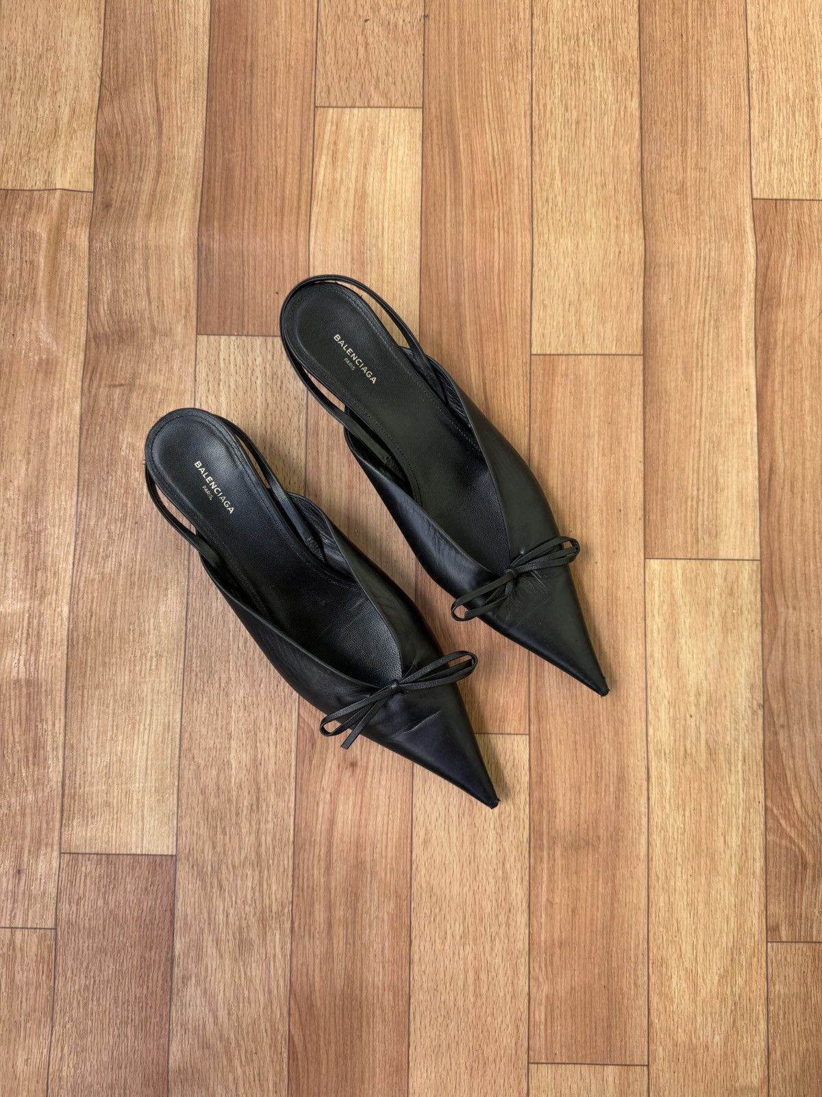 Balenciaga Balenciaga bow knife Slingback Size US 8 / IT 38 - 3 Thumbnail