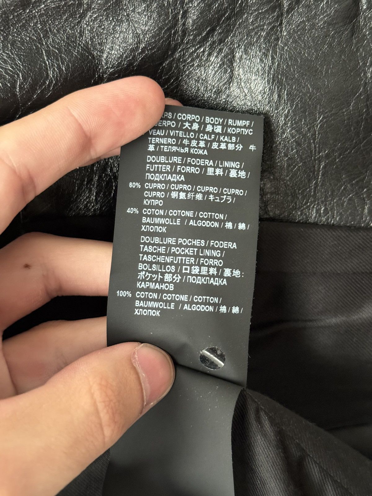 Saint Laurent Paris Saint Laurent Calf Skin Leather Jacket 46 Size US S / EU 44-46 / 1 - 6 Thumbnail