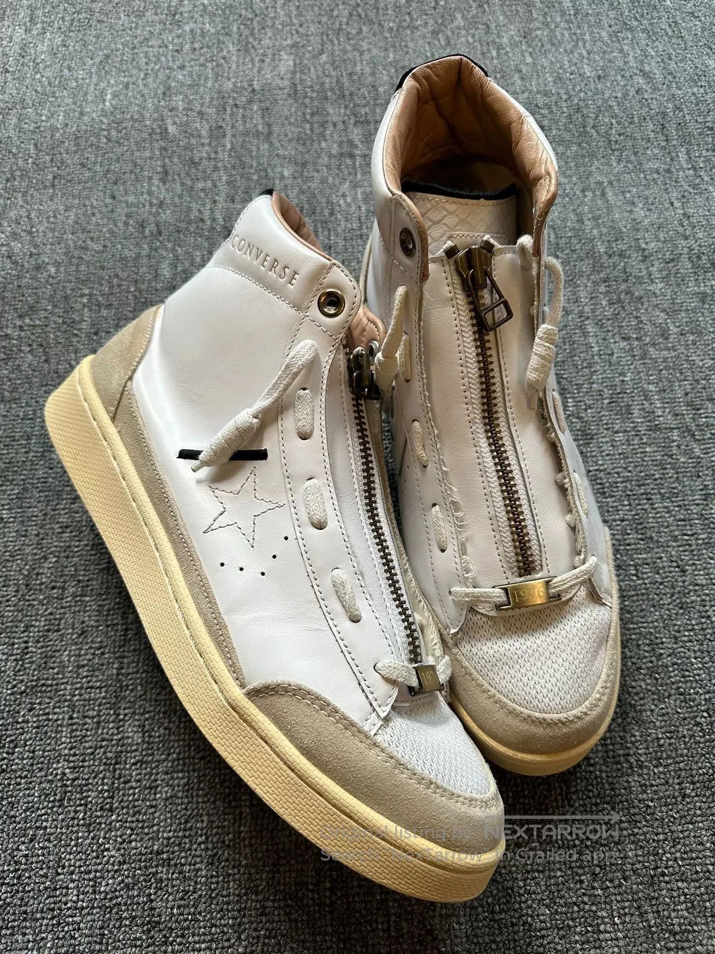 Converse converse high-top zip sneakers collaboration. Size US 11 / EU 44 - 1 Thumbnail