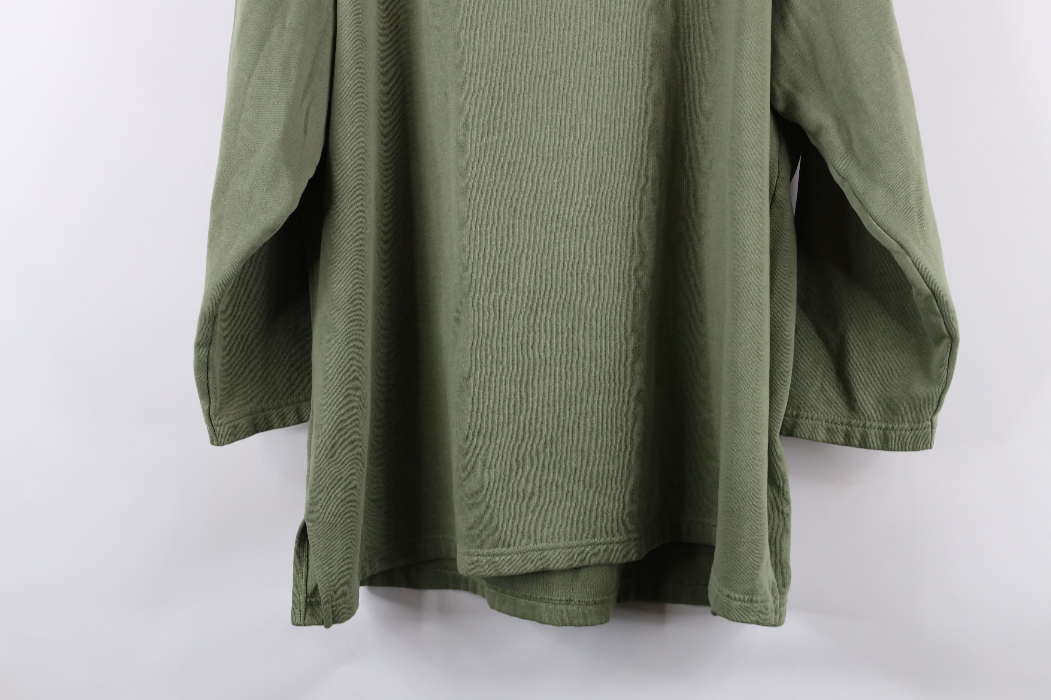 Vintage Vintage 90s Streetwear Velour Collared Pullover Sweatshirt Size XXL / US 16-18 / IT 52-54 - 10 Thumbnail