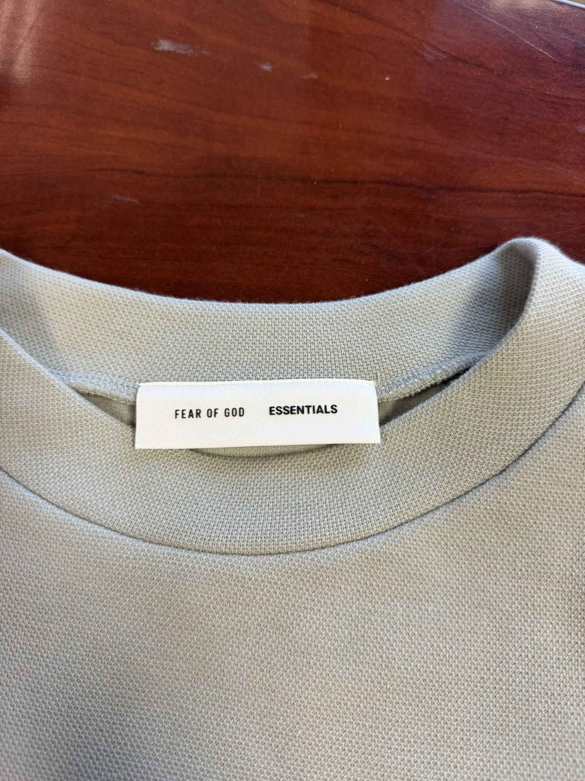 Essentials 90s pique short sleeve tee abbey stone Size US L / EU 52-54 / 3 - 3 Thumbnail
