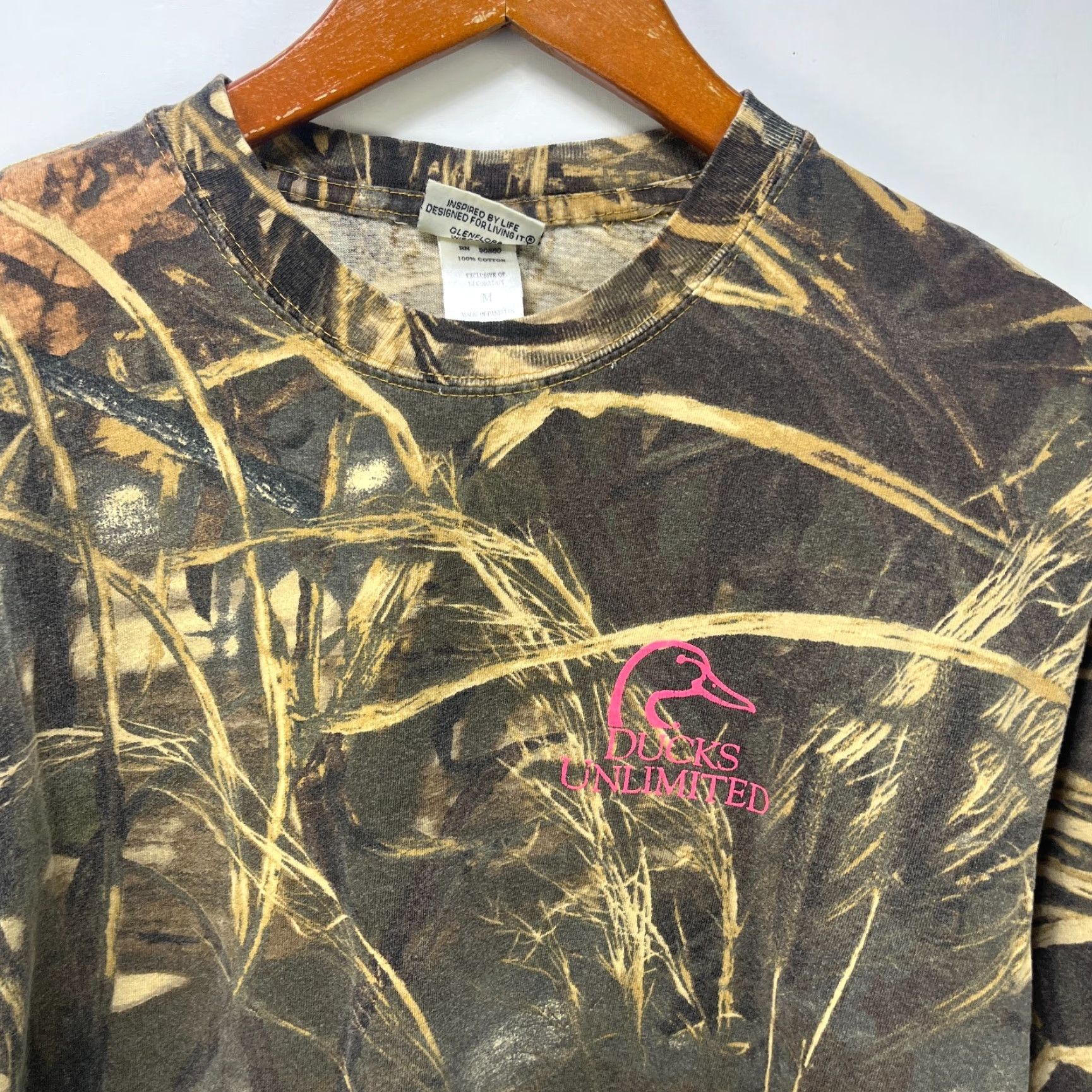 Realtree VINTAGE Realtree Ducks Unlimited Hoodie Shirt Medium Camouflage 90s Mens Green Long Sleeve Size US M / EU 48-50 / 2 - 3 Thumbnail